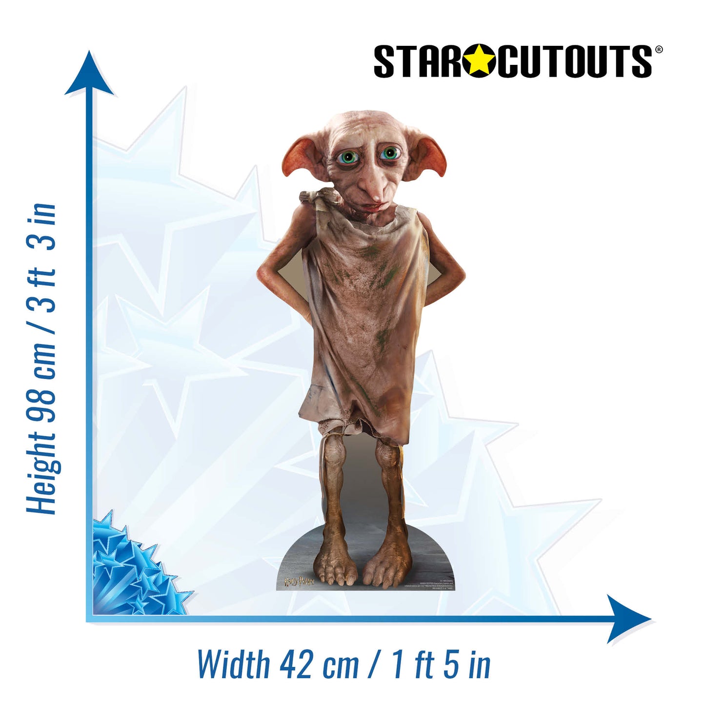 Dobby Cardboard Cutout Lifesize 98cm Tall - mycardboardcutout