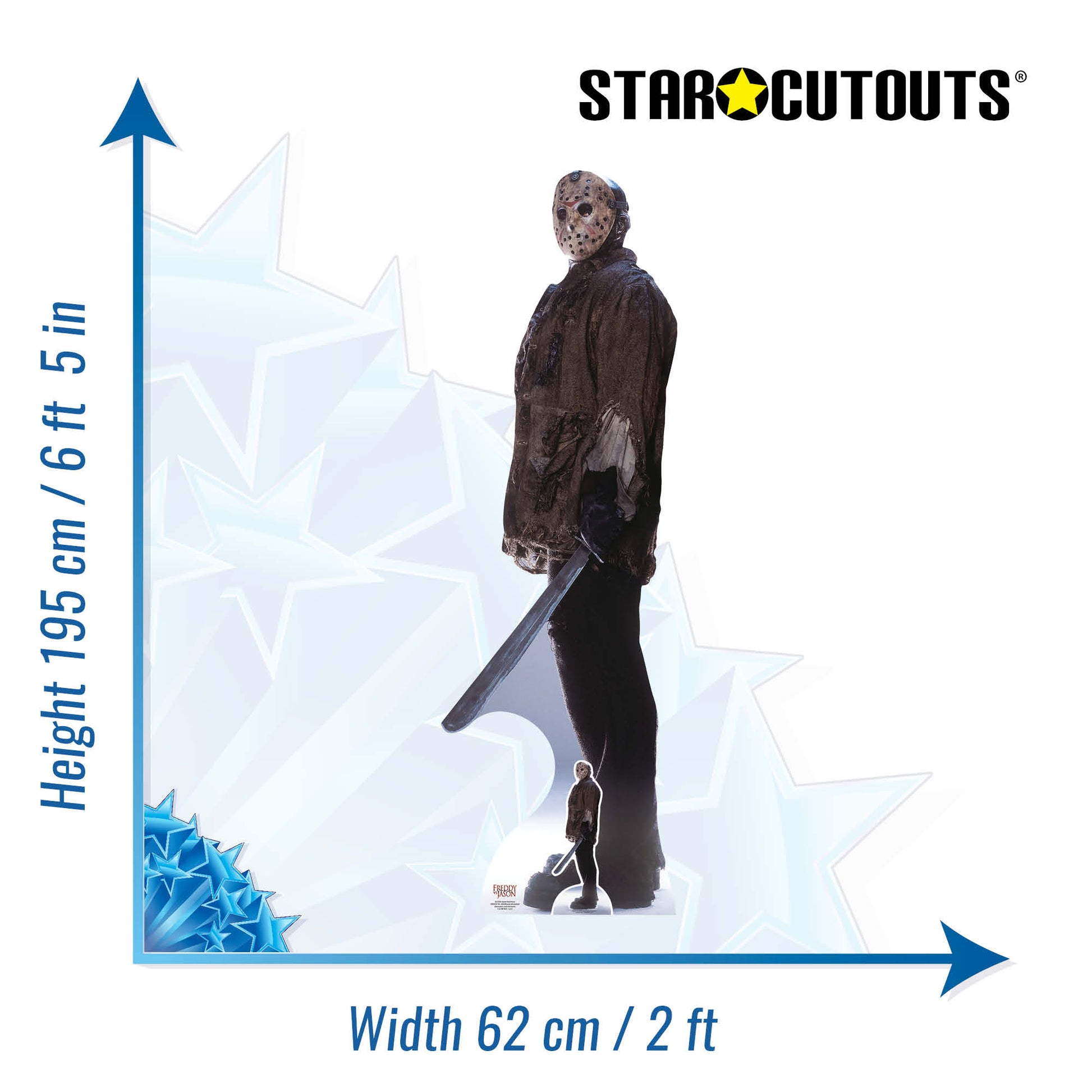 Jason Friday the 13th Machete Cardboard Cutout Lifesize - mycardboardcutout