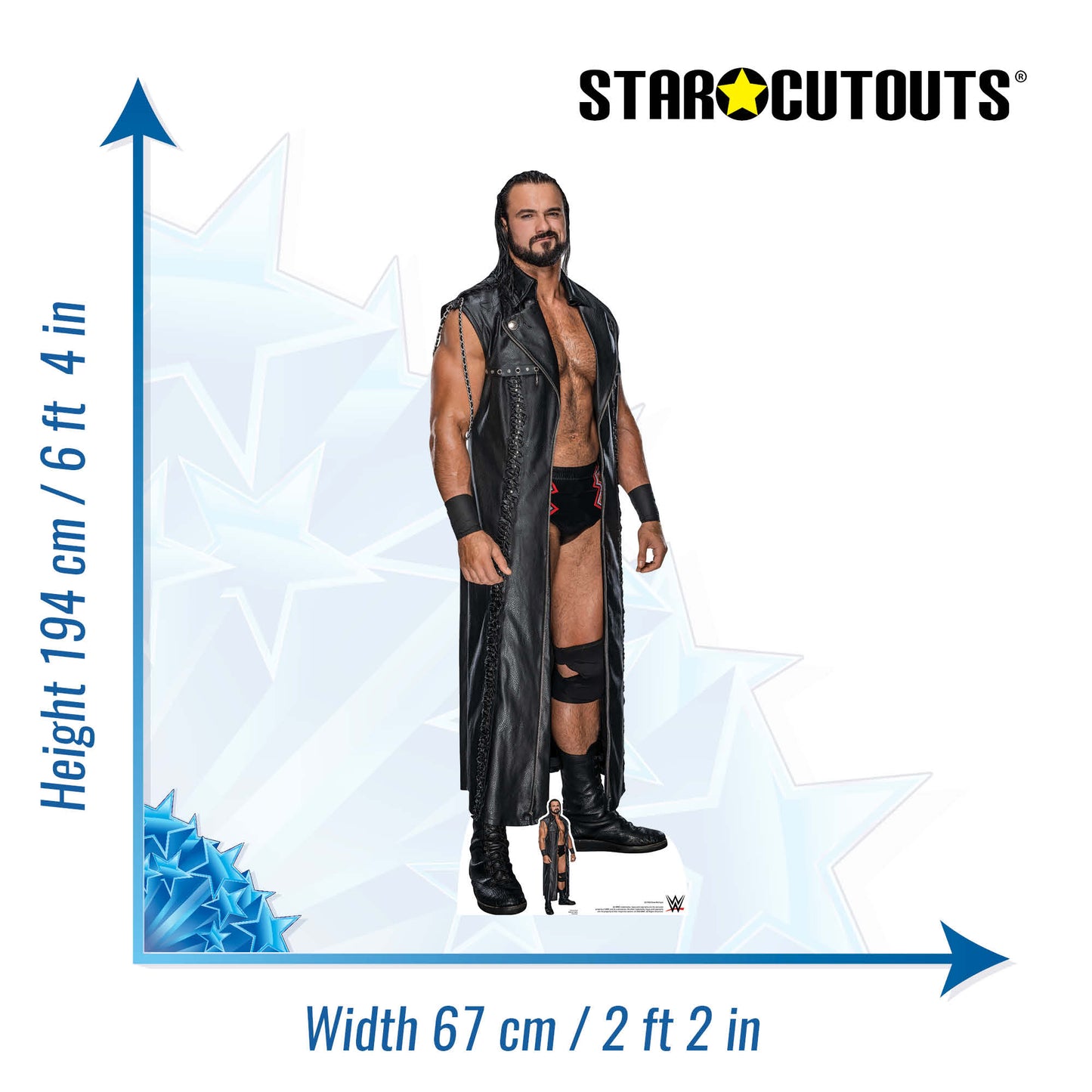 Drew McIntyre Cardboard Cutout Lifesize - mycardboardcutout