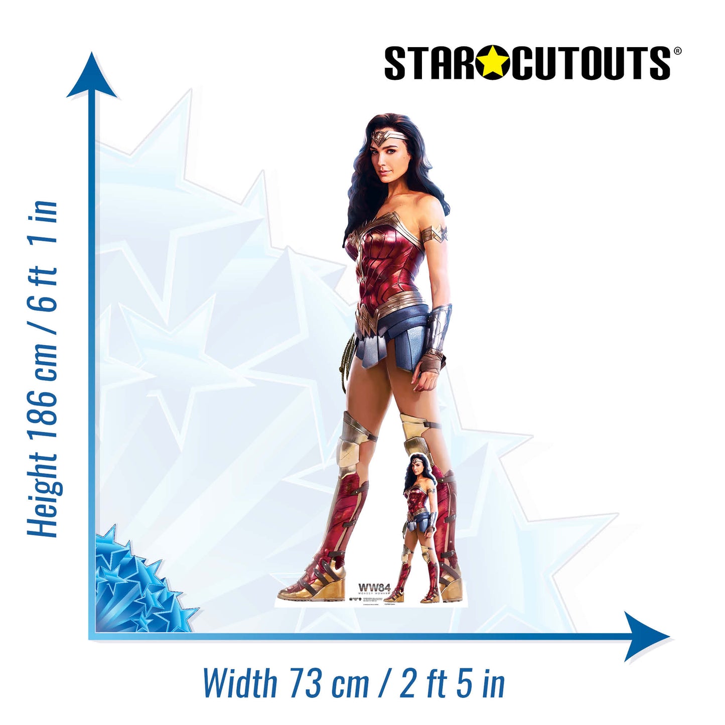Gal Gadot Wonder Woman WW84 Cardboard Cutout