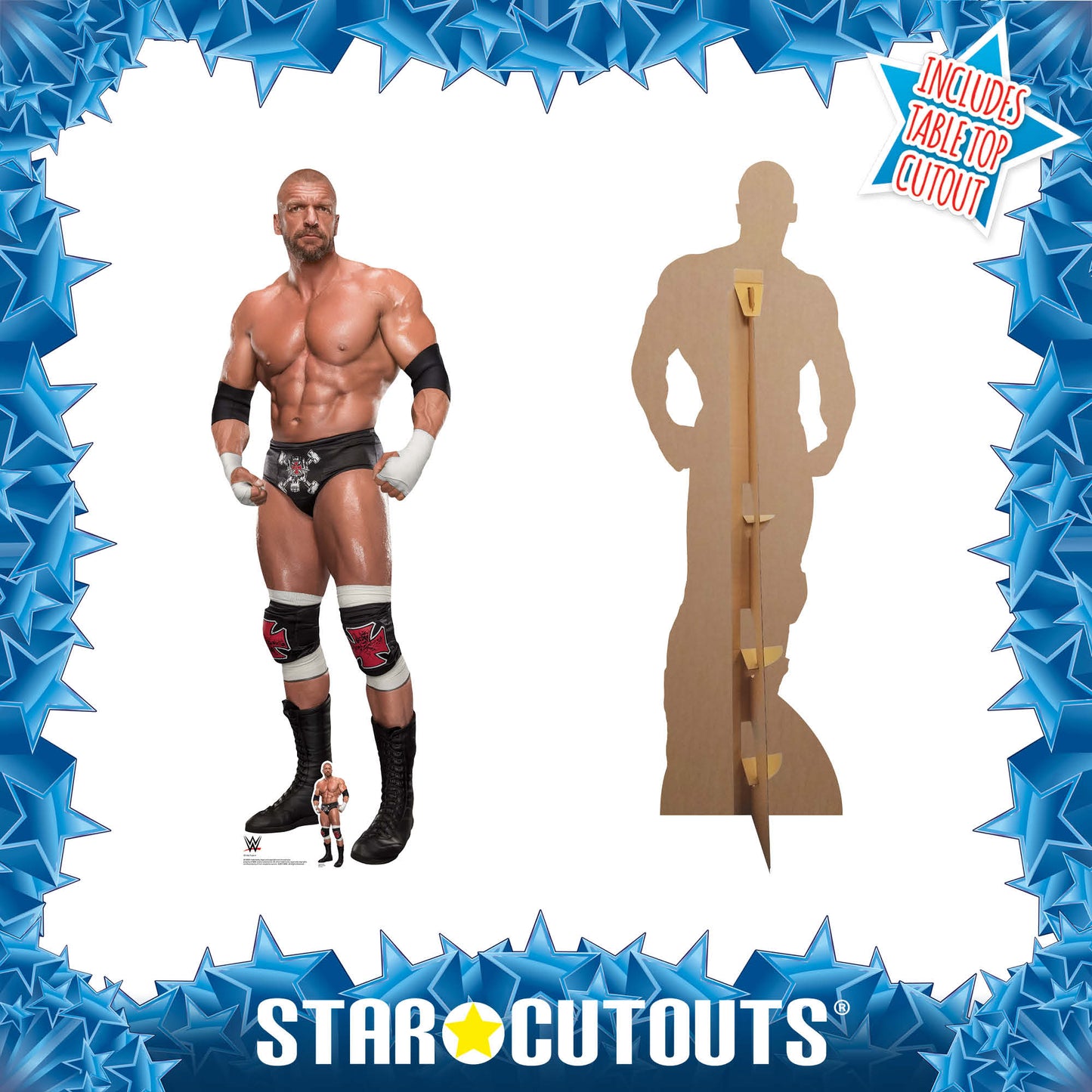 Triple H WWE Cardboard Cutout Lifesize - mycardboardcutout