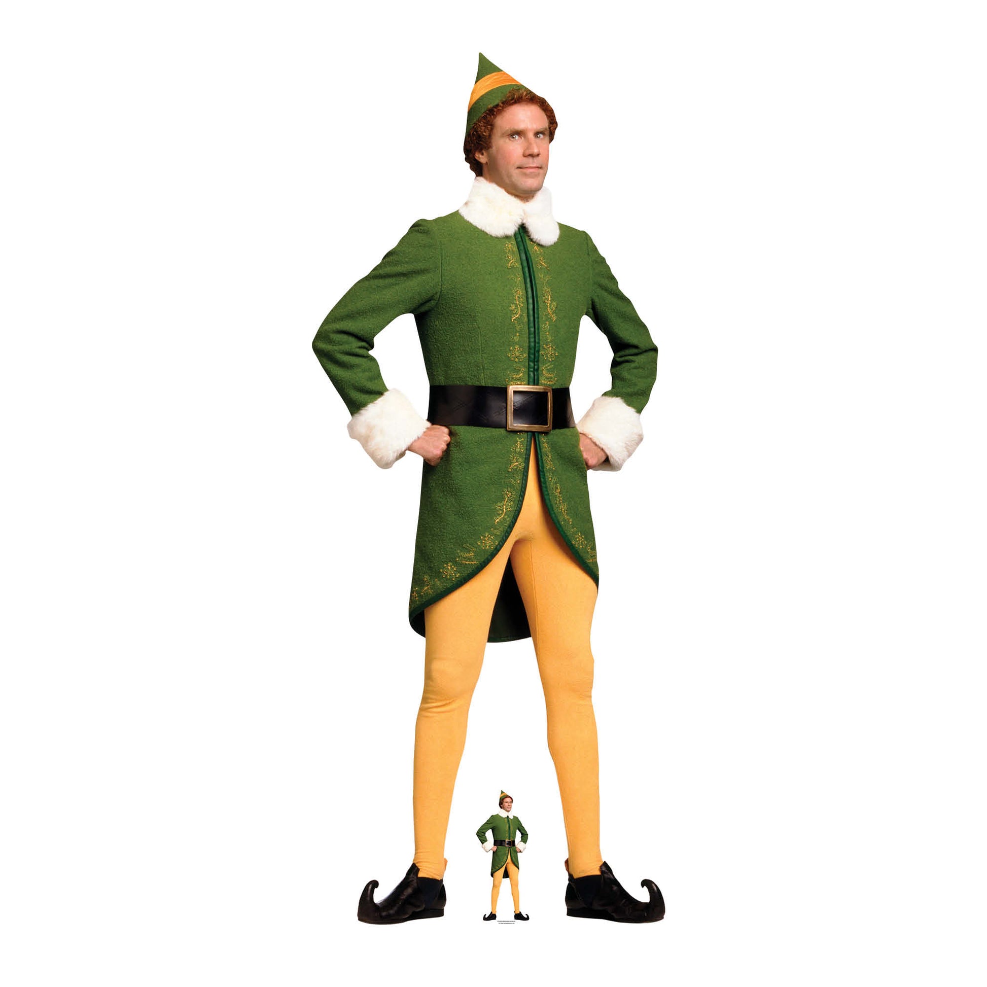 Buddy the Elf Classic Christmas Hands On Hips Cardboard Cutout - mycardboardcutout