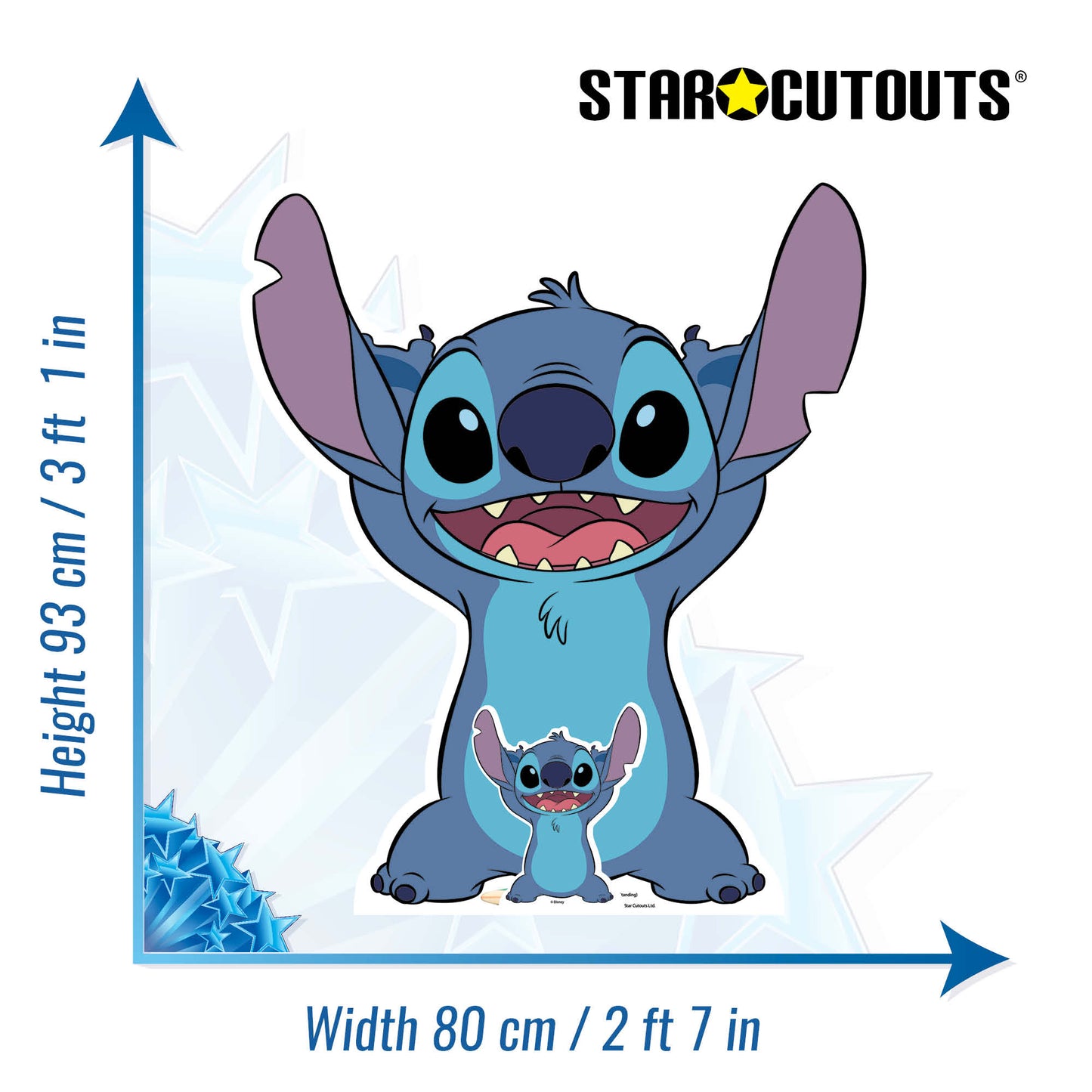 Japan Disney Upbeat Friends Stickers - Lilo & Stitch