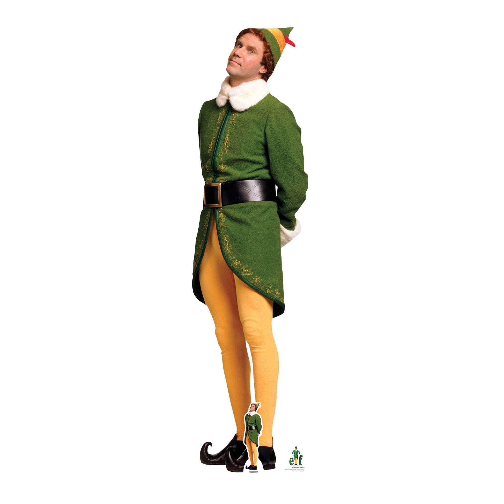 Buddy Elf Waiting For Christmas Cardboard Cutout - mycardboardcutout