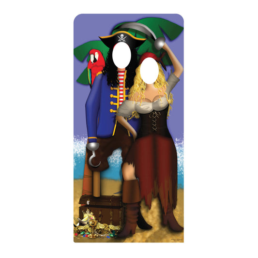 Pirate Couple Stand-In Cardboard Cutout