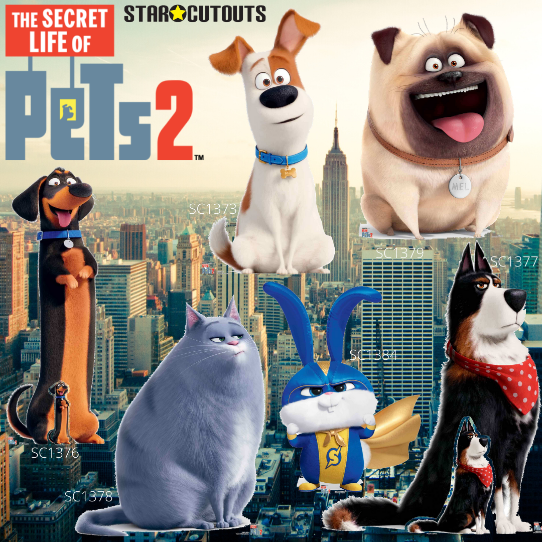 Max Terrier Dog Secret Life of Pets Cardboard Cutout