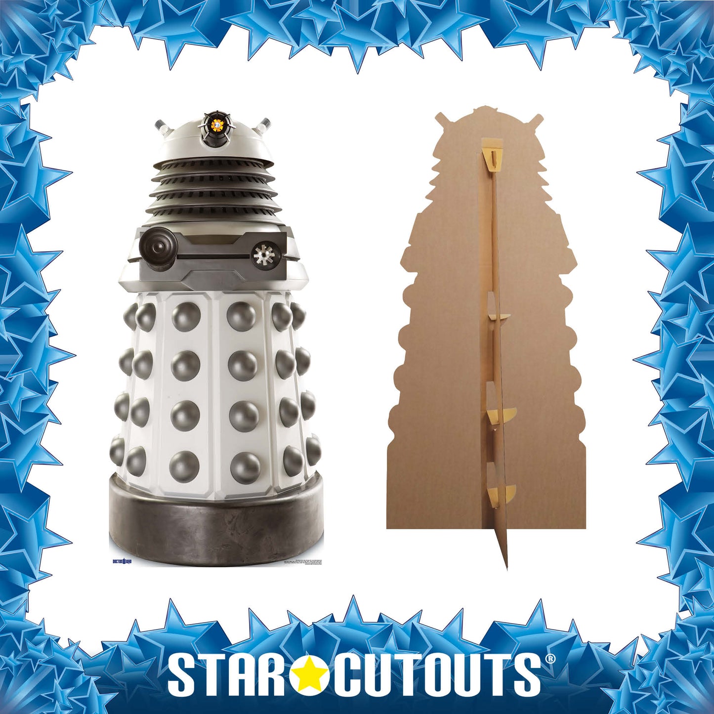 White Supreme Dalek Cardboard Cutout MyCardboardCutout