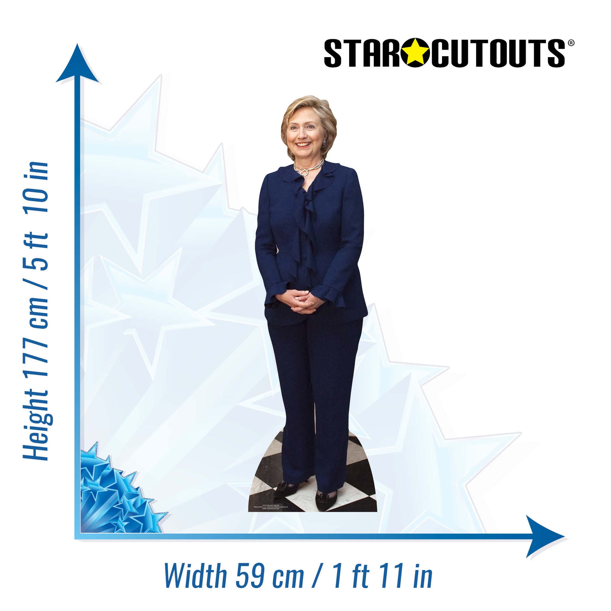 Hillary Clinton Cardboard Cutout Politician - mycardboardcutout