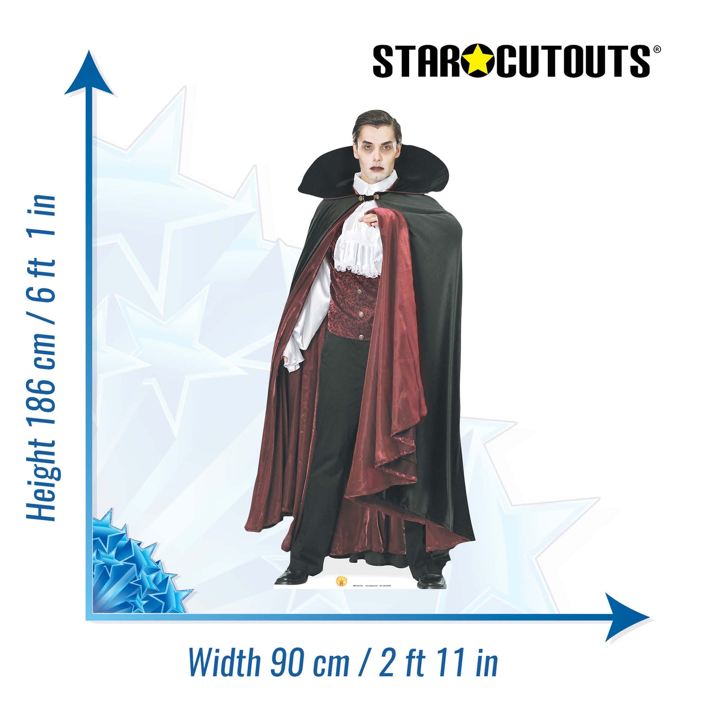 Vampire Cardboard Cutout Lifesize - mycardboardcutout