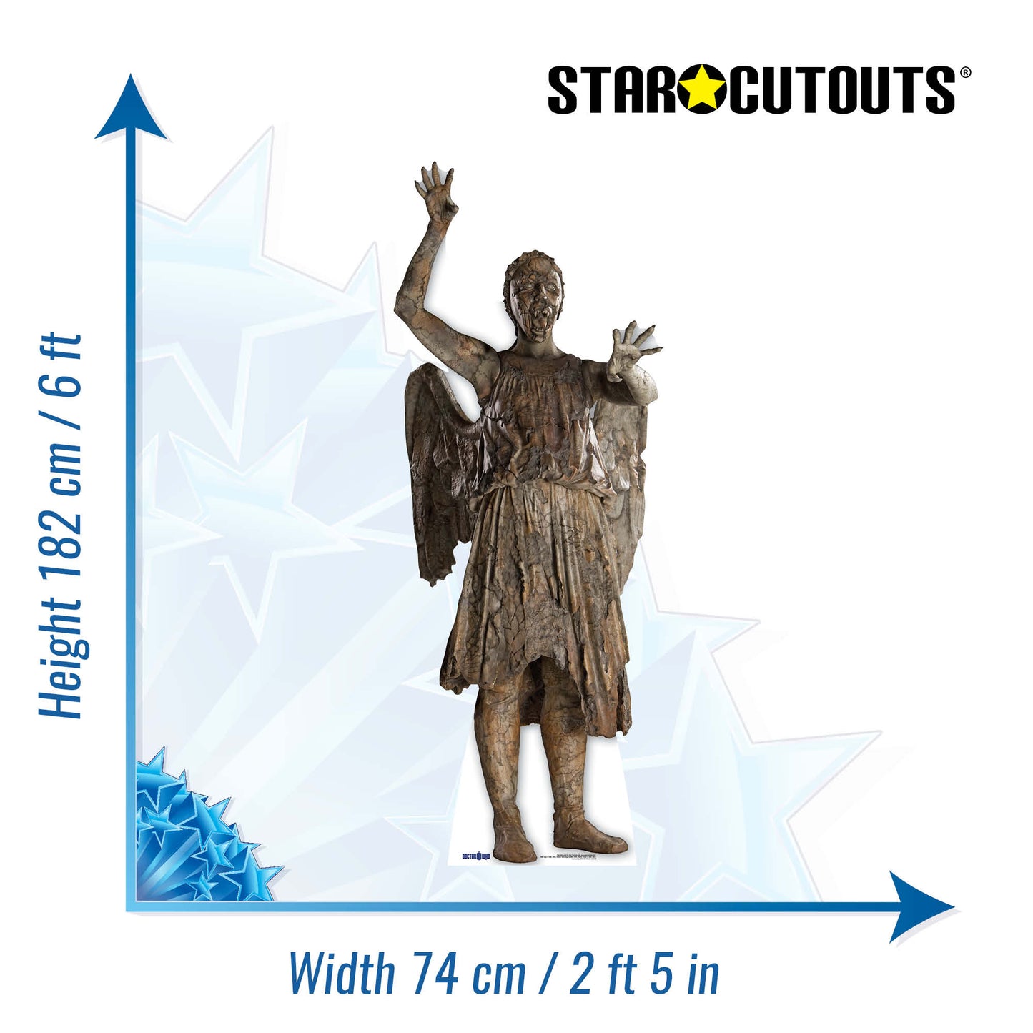 Weeping Angel Attacking Cardboard Cutout MyCardboardCutout