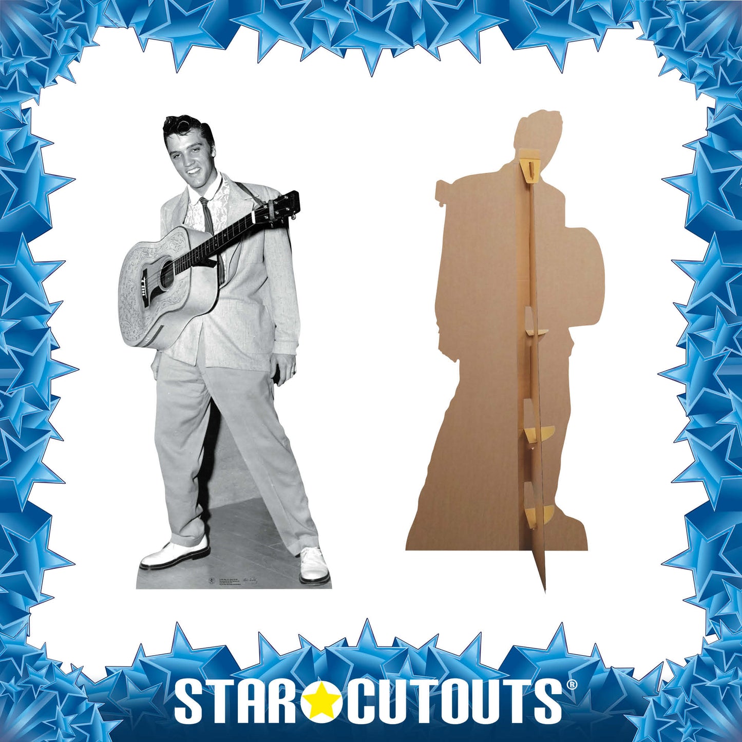 Elvis Presley Guitar Cool Pose Cardboard Cutout MyCardboardCutout