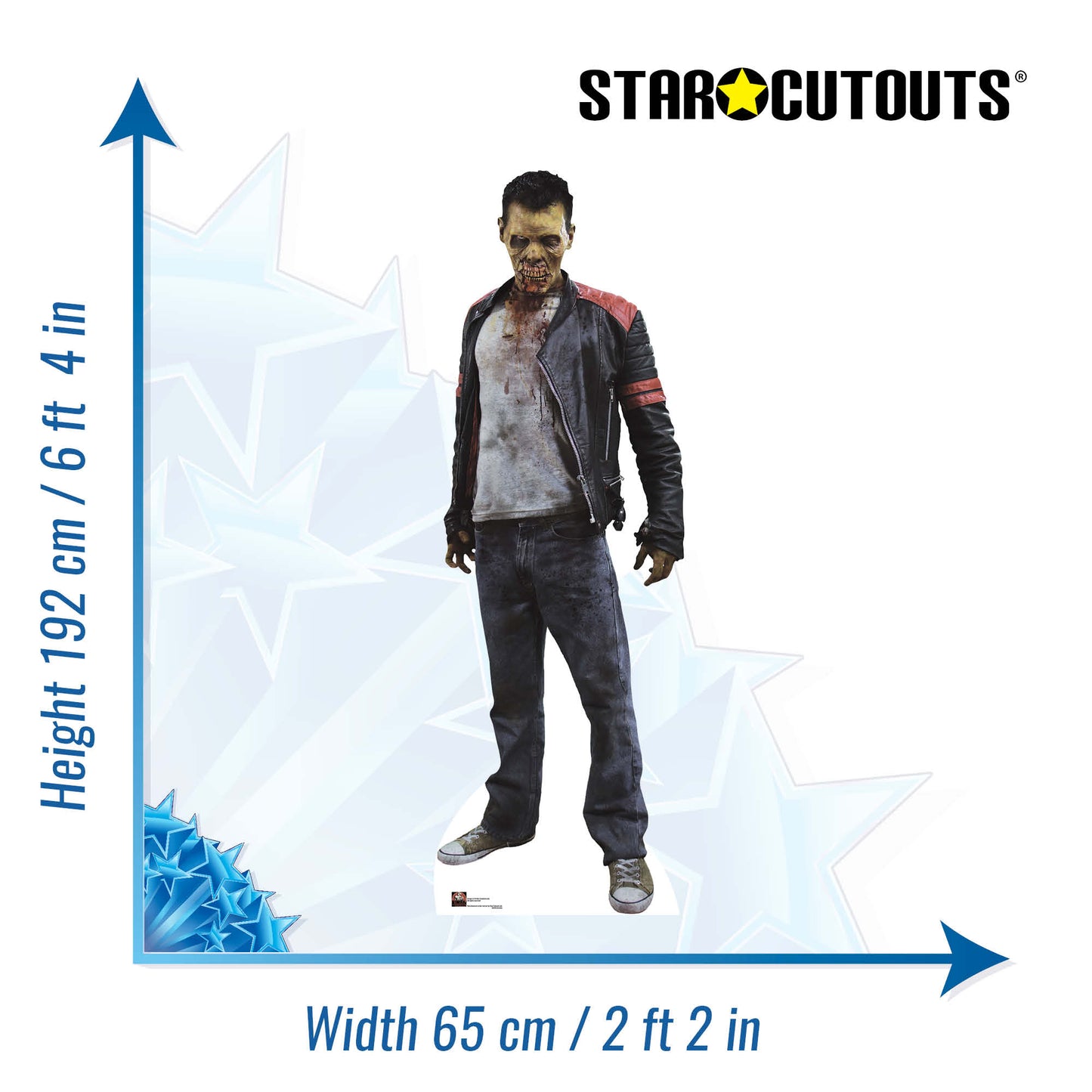 The Biter Zombie Cardboard Cutout Lifesize - mycardboardcutout
