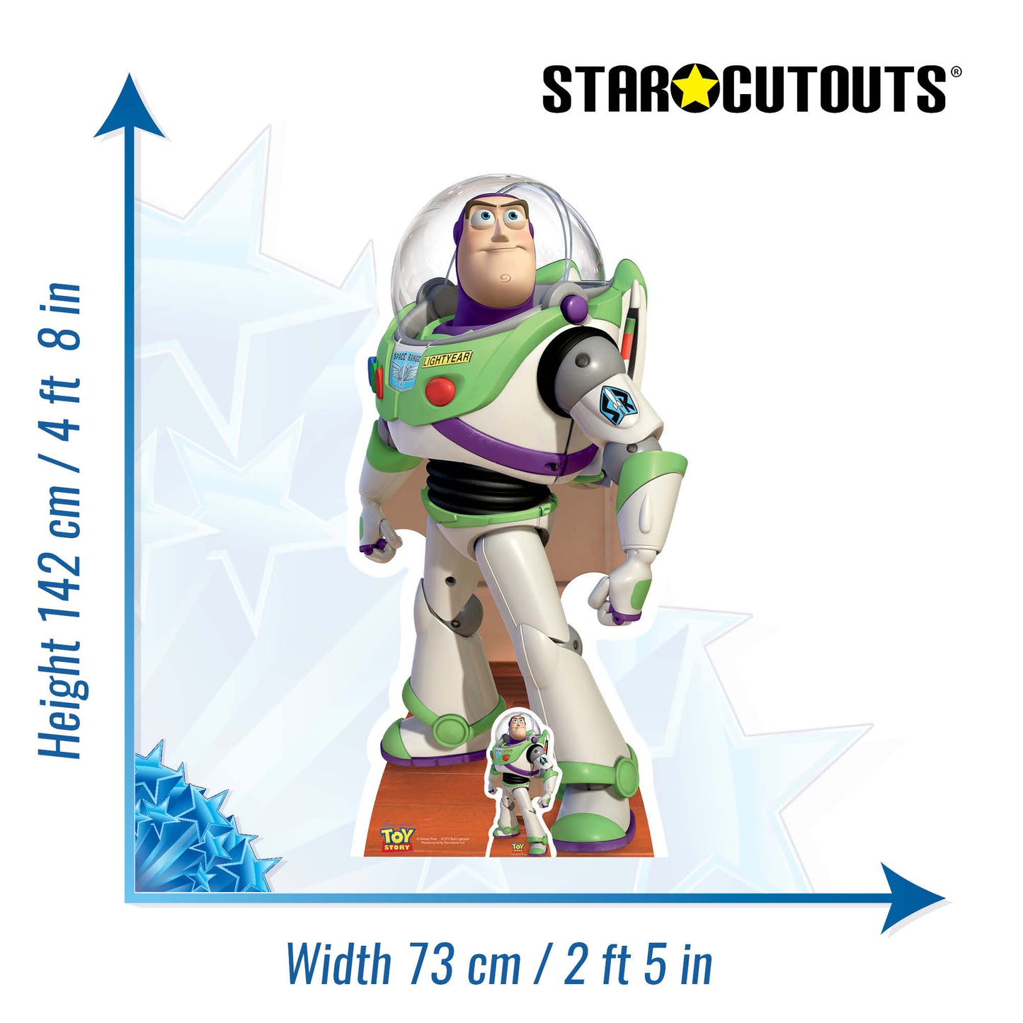 Buzz Lightyear Toy Story Cardboard Cutout