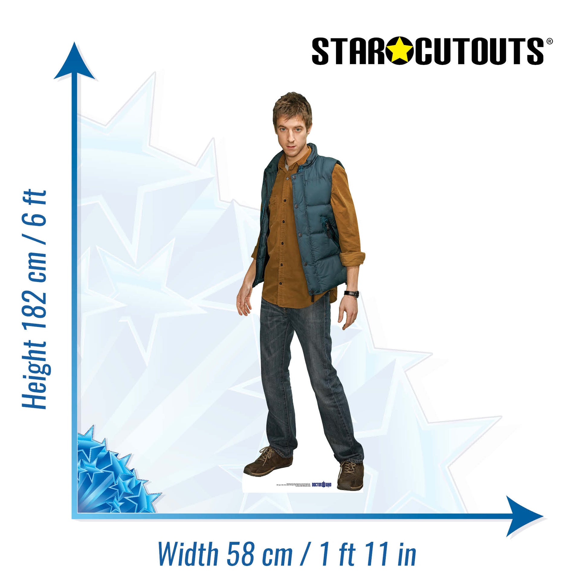 Rory Body Warmer Cardboard Cutout - mycardboardcutout
