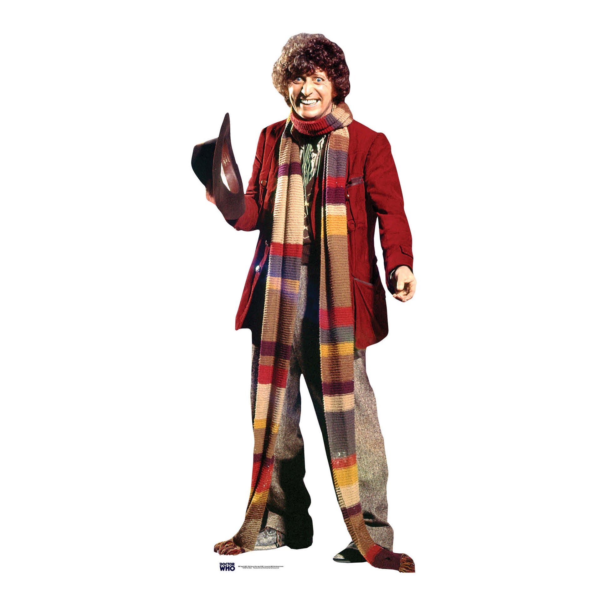 Tom Baker  Fourth Doctor Cardboard Cutout Official Doctor Who MyCardboardCutout