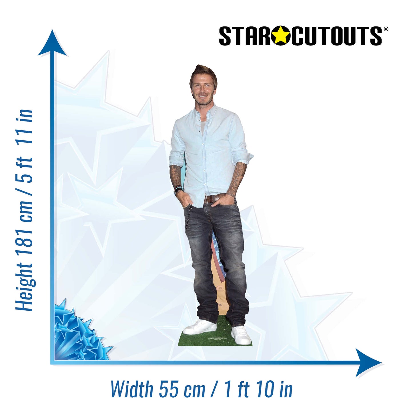 David Beckham Cardboard Cutout - mycardboardcutout