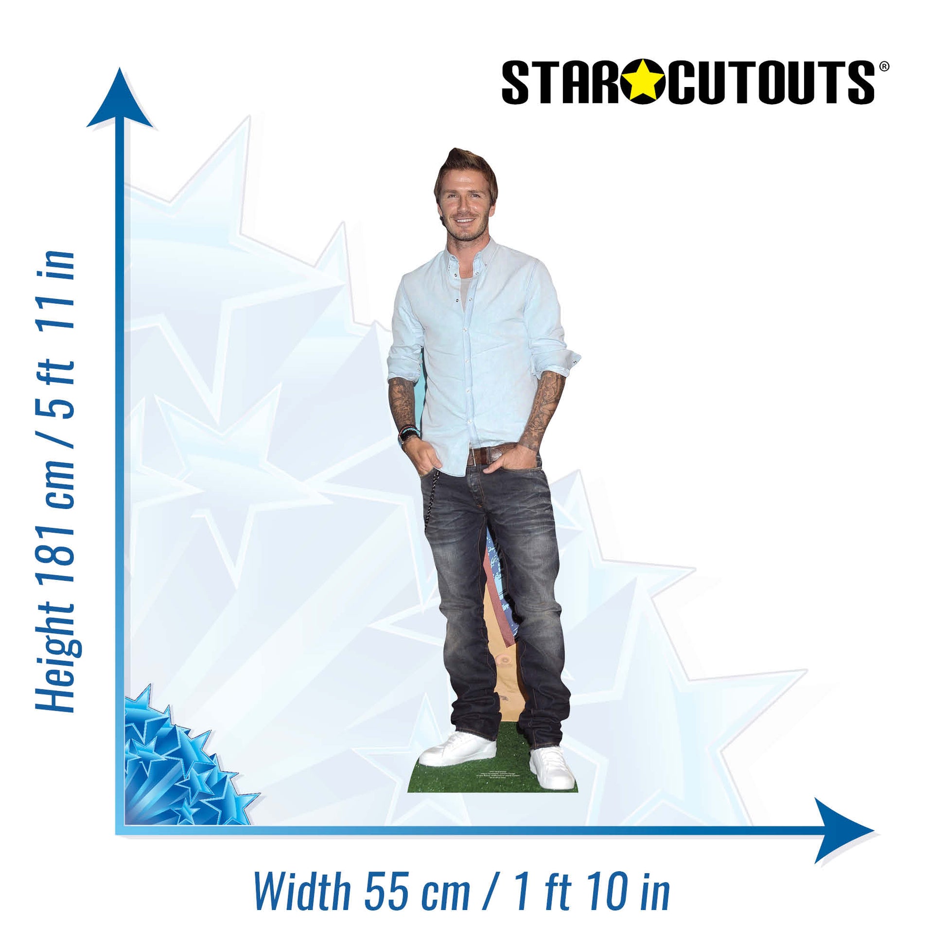 David Beckham Cardboard Cutout - mycardboardcutout
