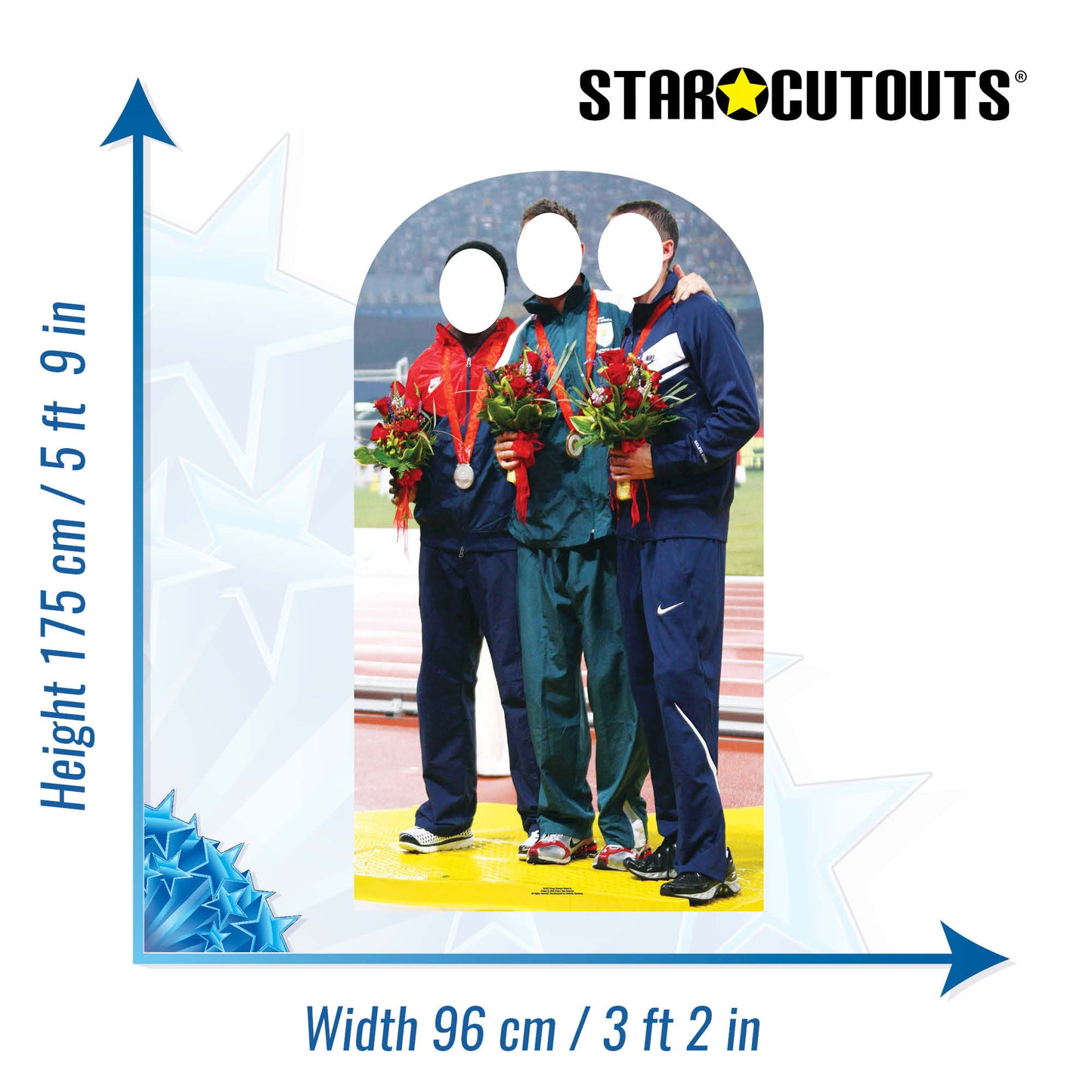 Olympic Photo Stand-In Cardboard Cutout