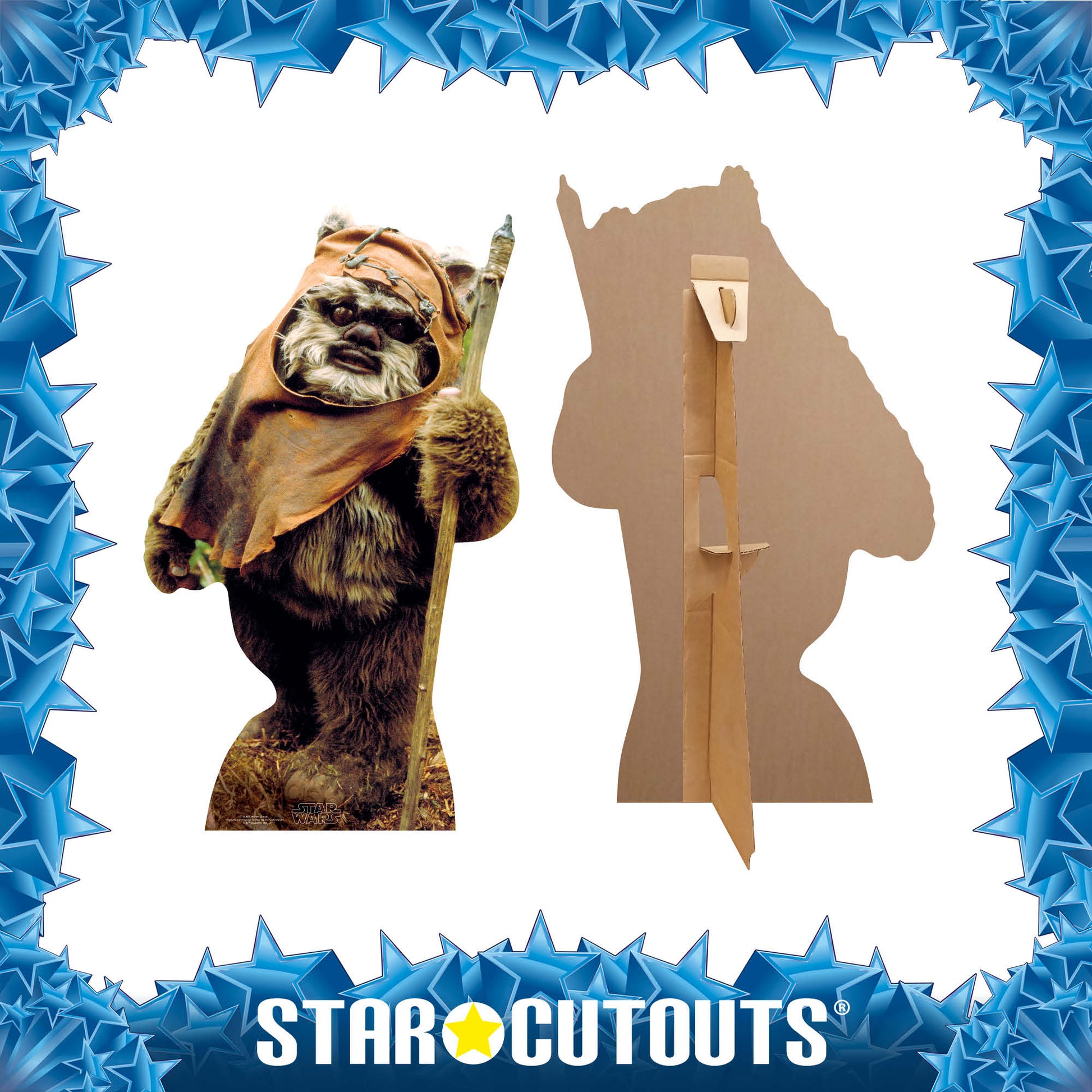 Wickett Ewok Small Cardboard Cutout