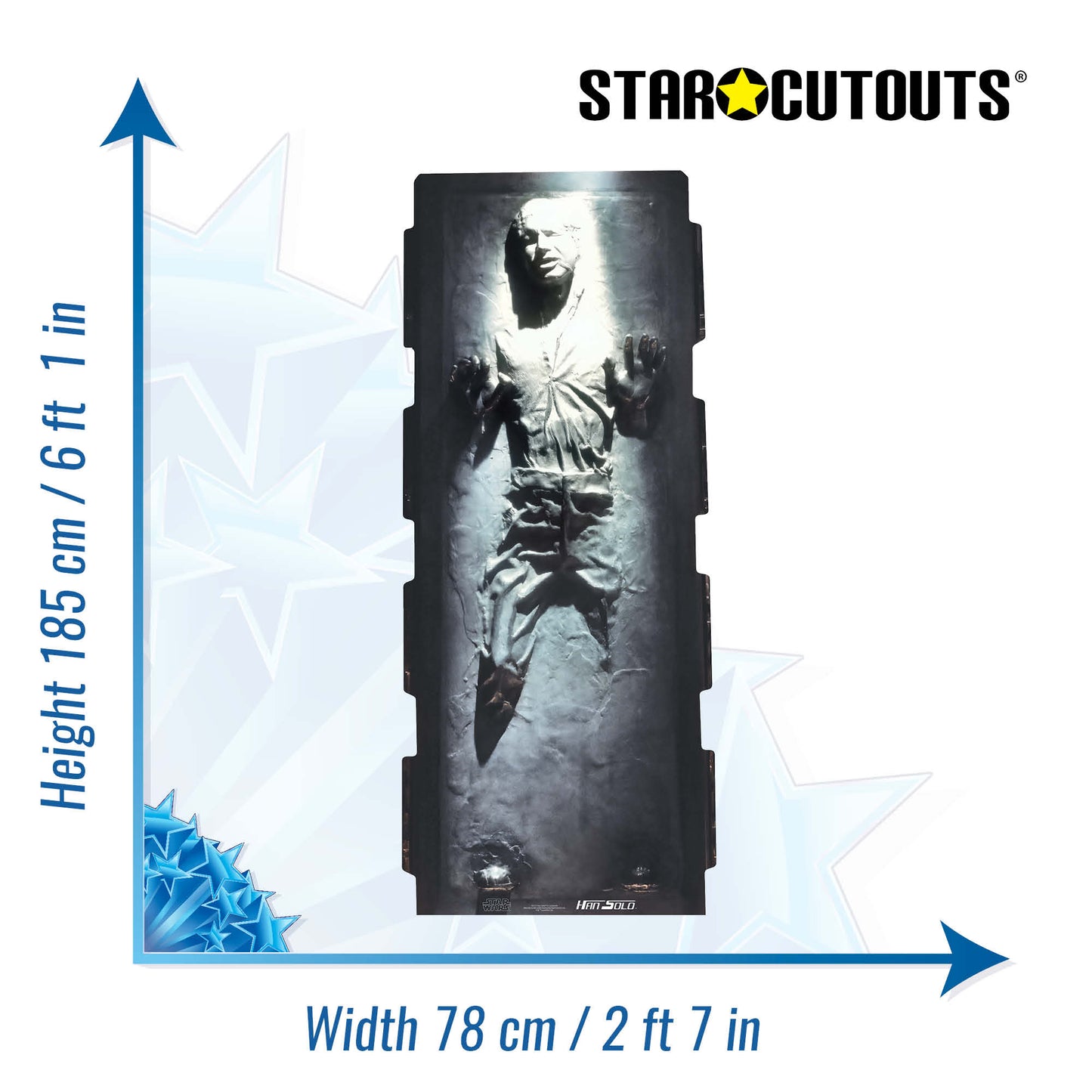 Han Solo  Carbonite Star Wars Cardboard Cutout