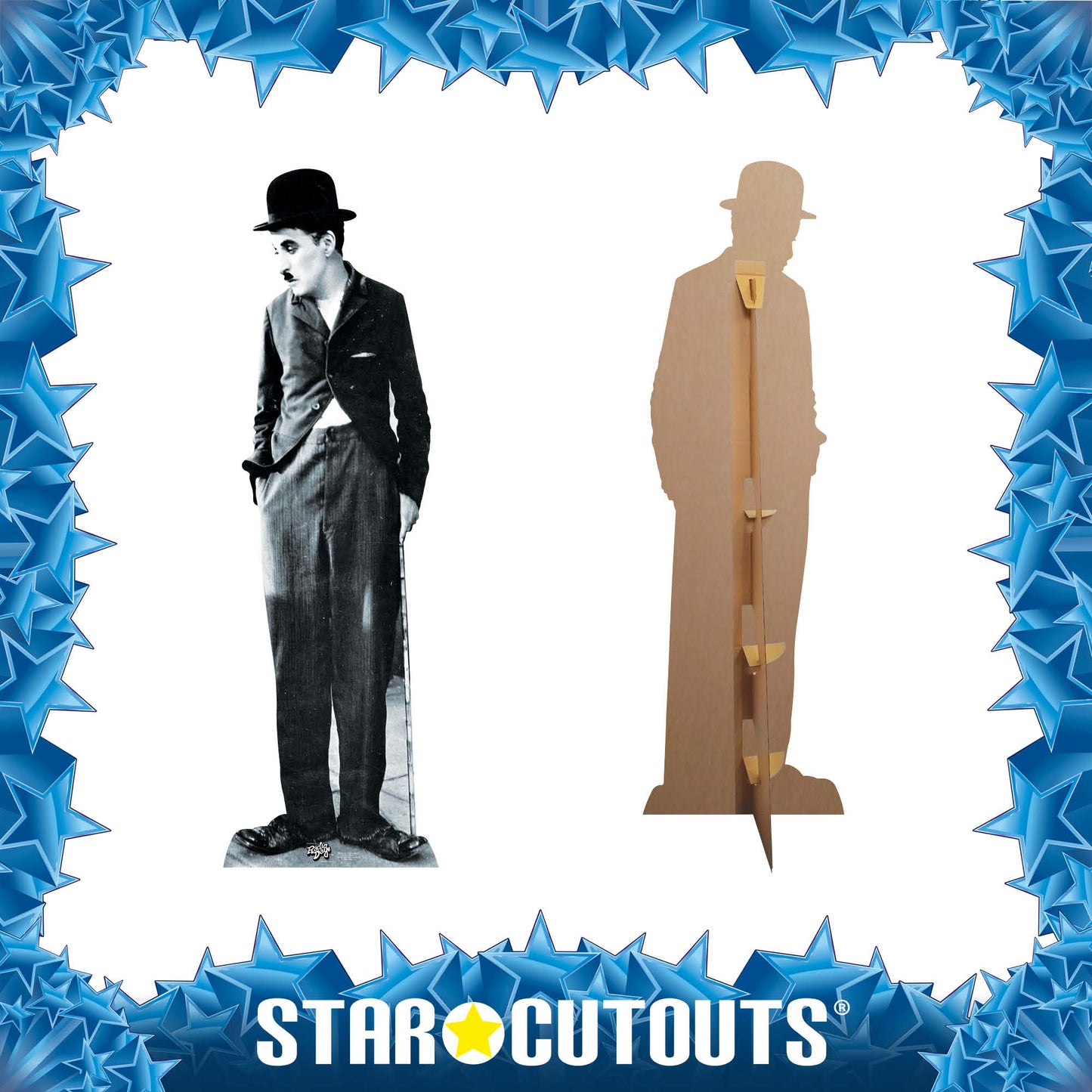 Charlie Chaplin Historical Figure Cardboard Cutout Lifesize