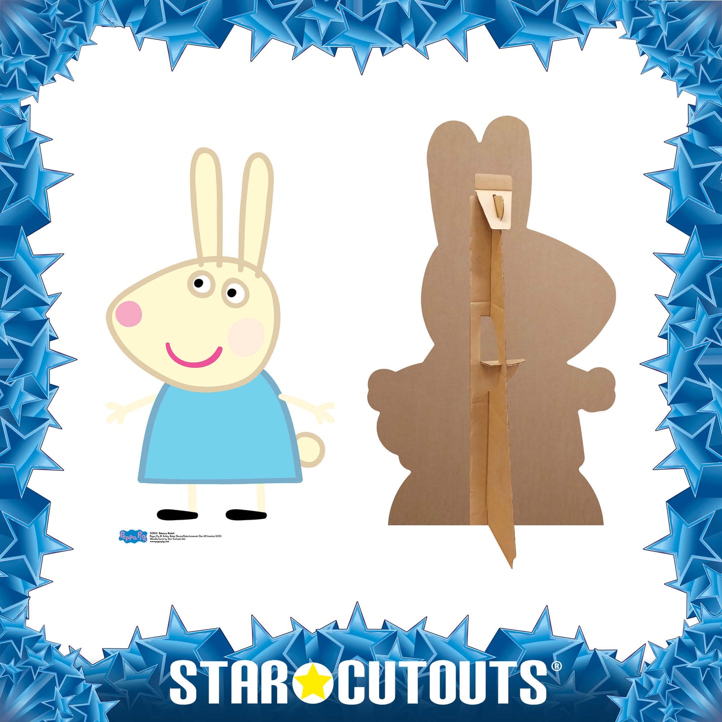 Rebecca Rabbit Star Mini Cutout Cardboard Cutout