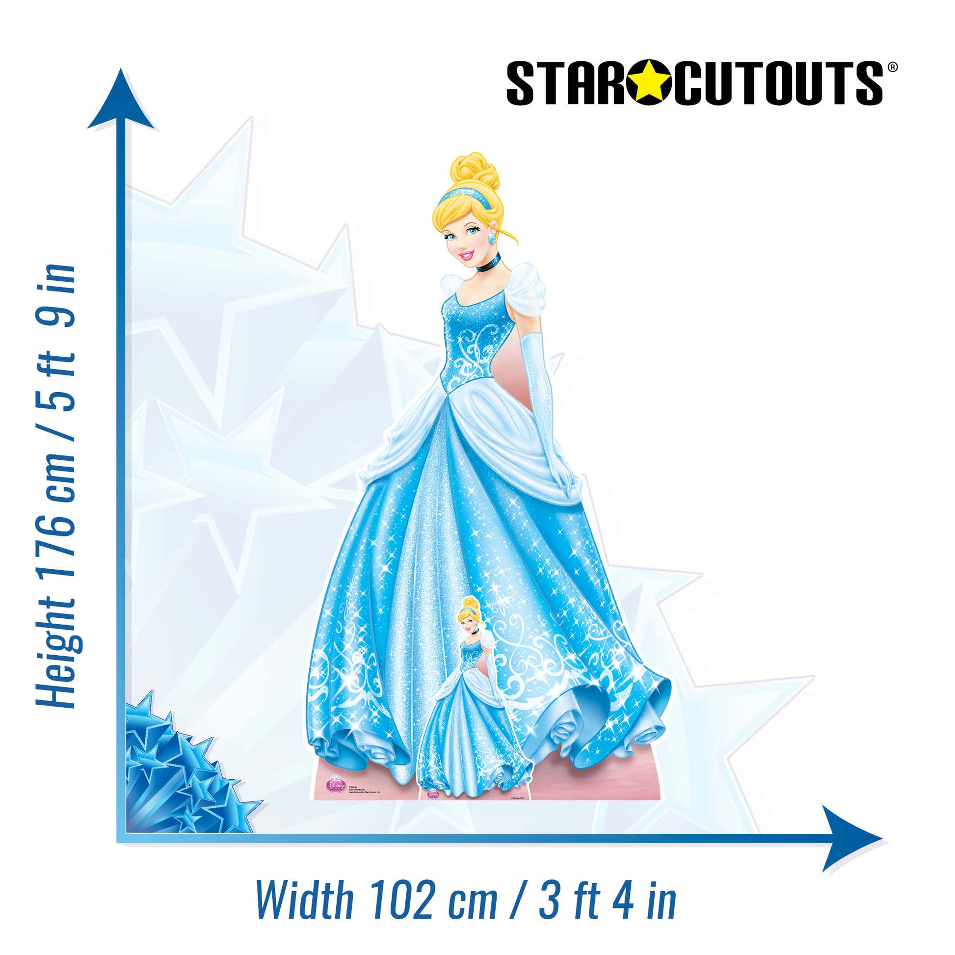 Official Cinderella Cardboard Cutout