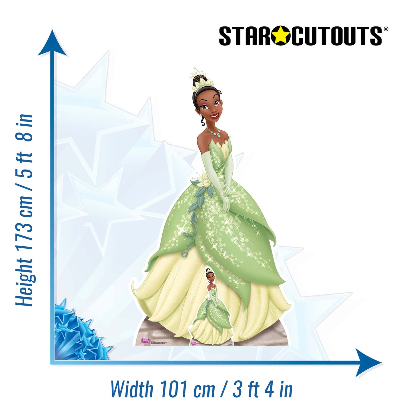 Official Princess Tiana Cardboard Cutout