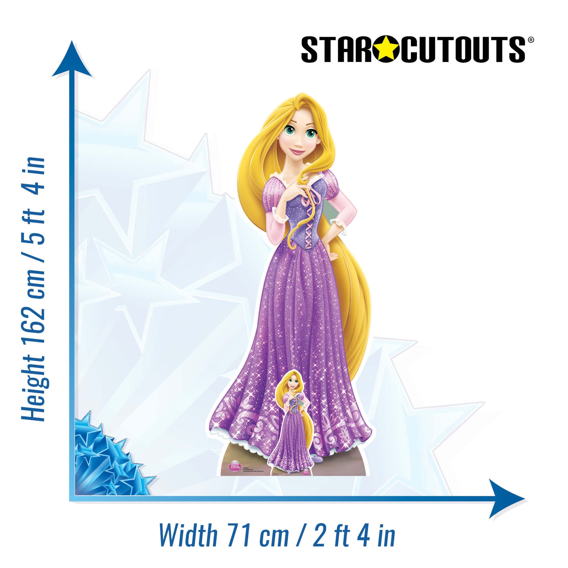 Tangled Rapunzel Cardboard Cutout