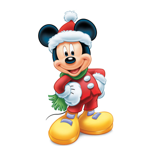 Mickey Mouse Merry Christmas Cardboard Cutout