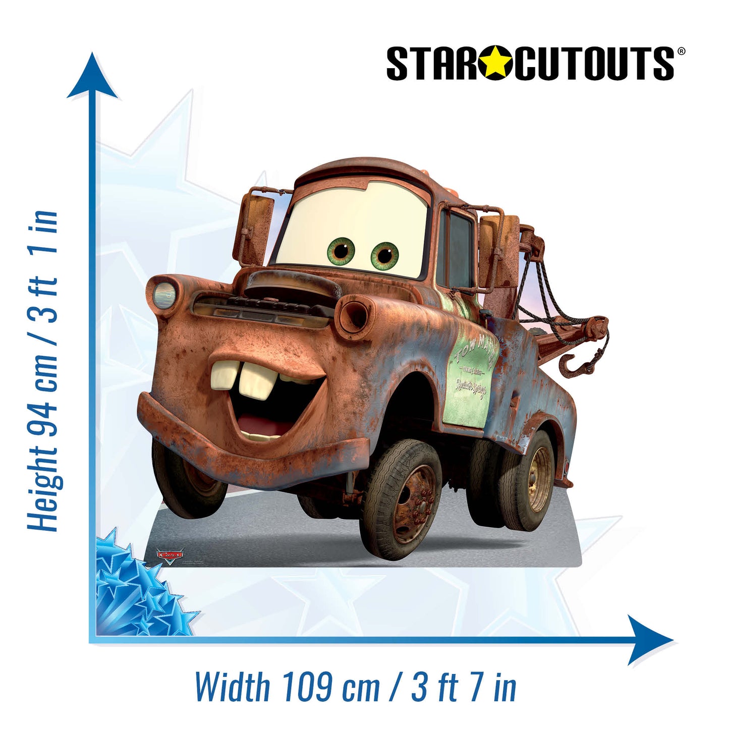 Mater Pixar Cars Cardboard Cutout My Cardboard Cutout