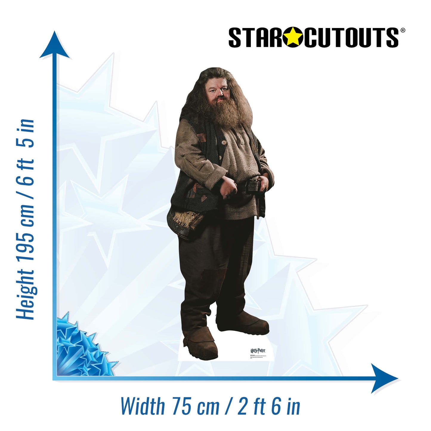 Hagrid Cardboard Cutout Lifesize