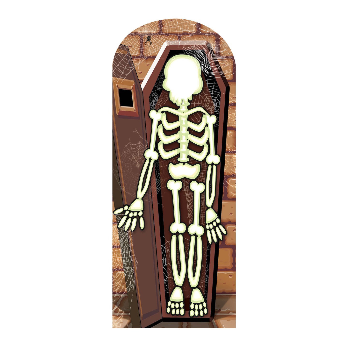 Skeleton Stand In Cardboard Cutout Lifesize