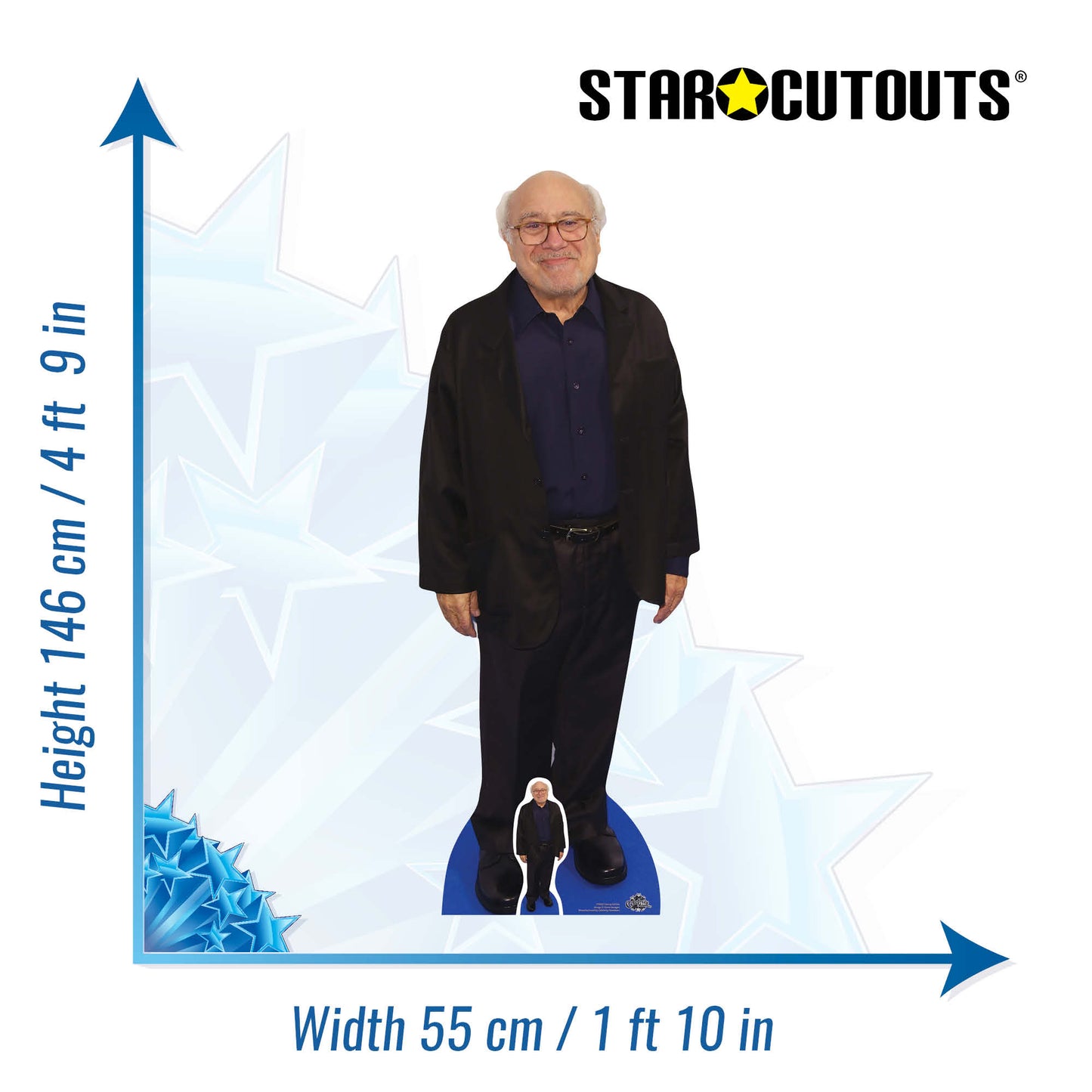 Danny DeVito Lifesize Cardboard Cutout - mycardboardcutout