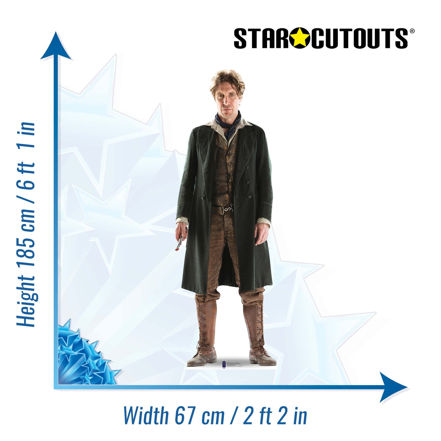 The 8th Doctor_Paul_McGann 50th Anniversary Special Cardboard Cutout MyCardboardCutout