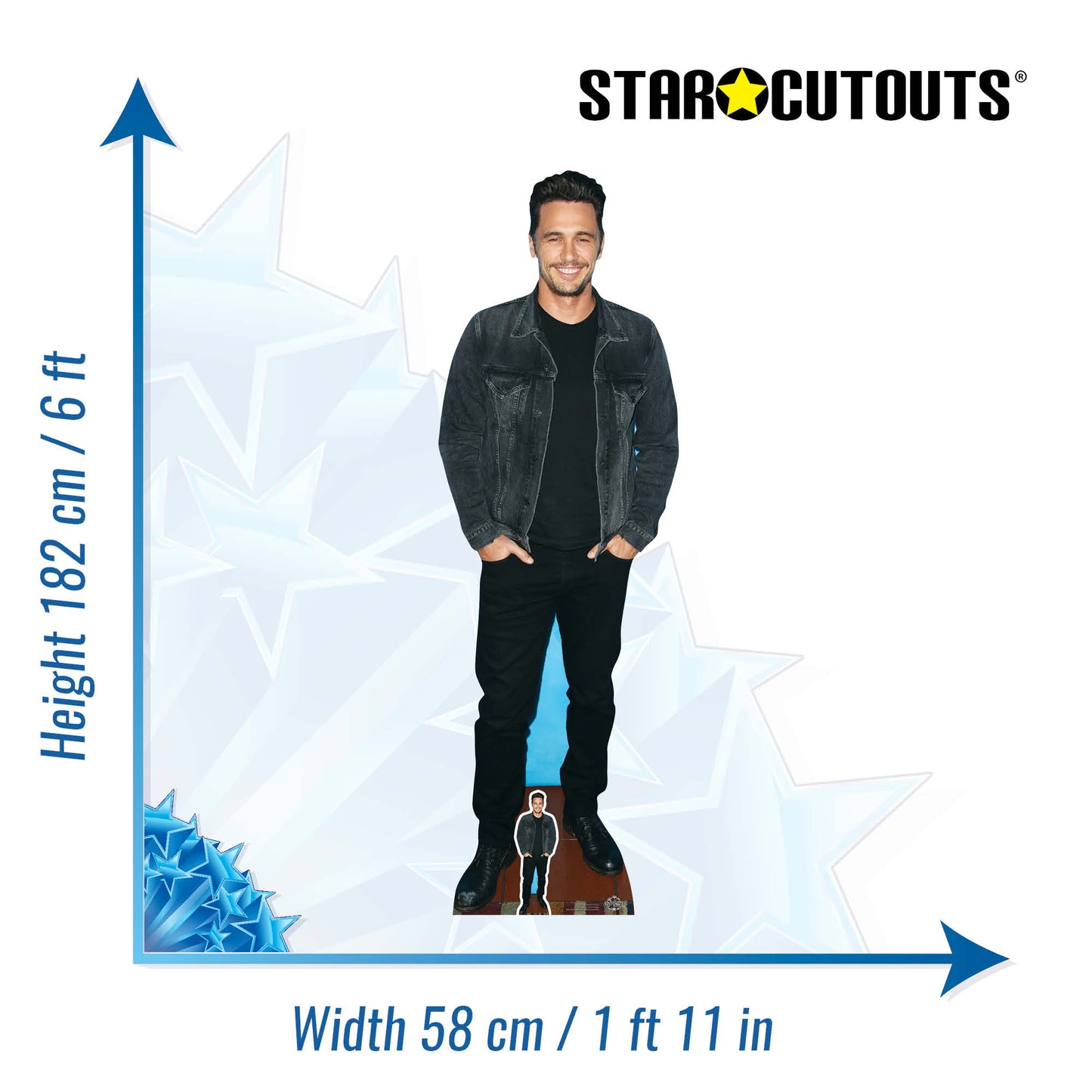 James Franco Lifesize Cardboard Cutout