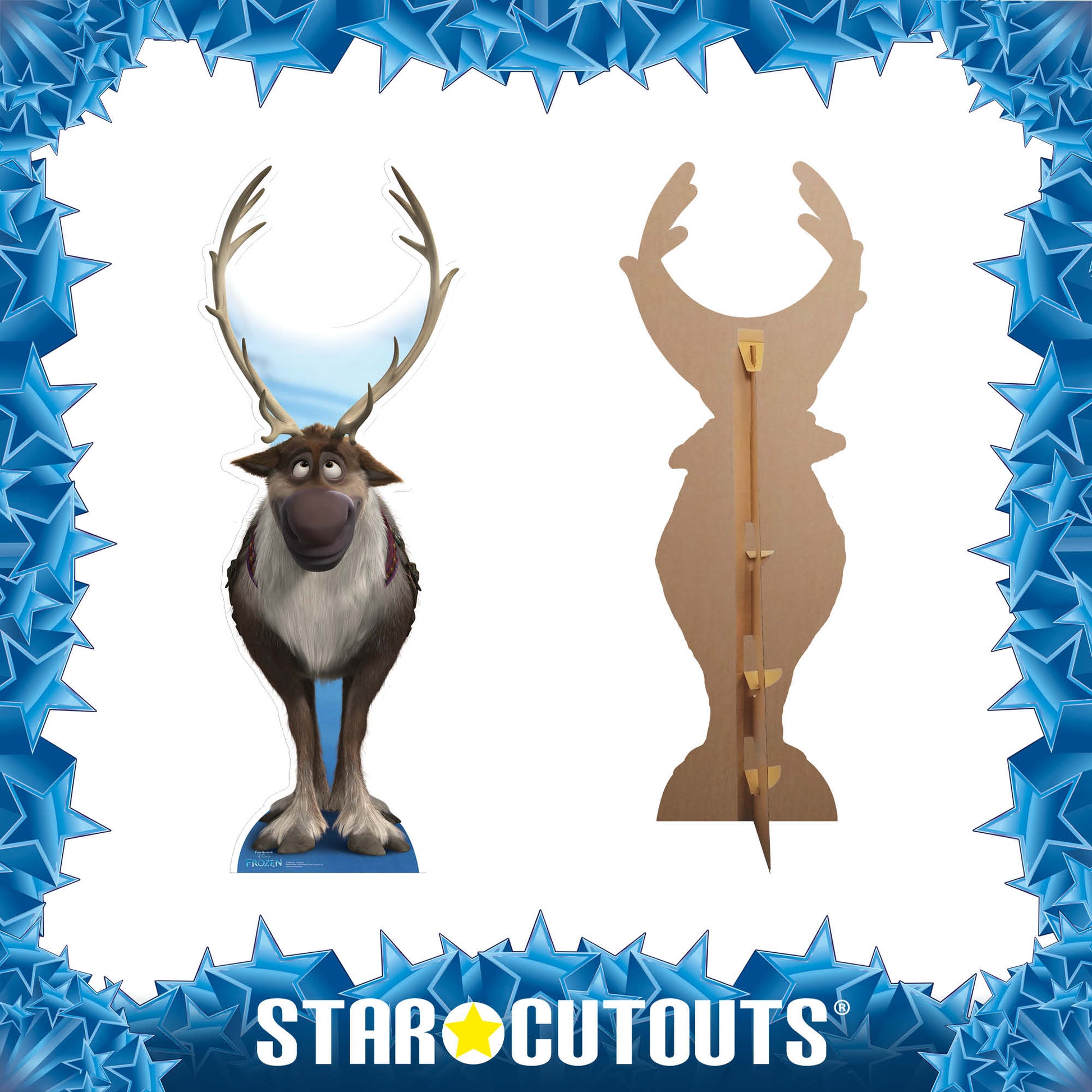 Sven Reindeer Frozen Cardboard Cutout - mycardboardcutout