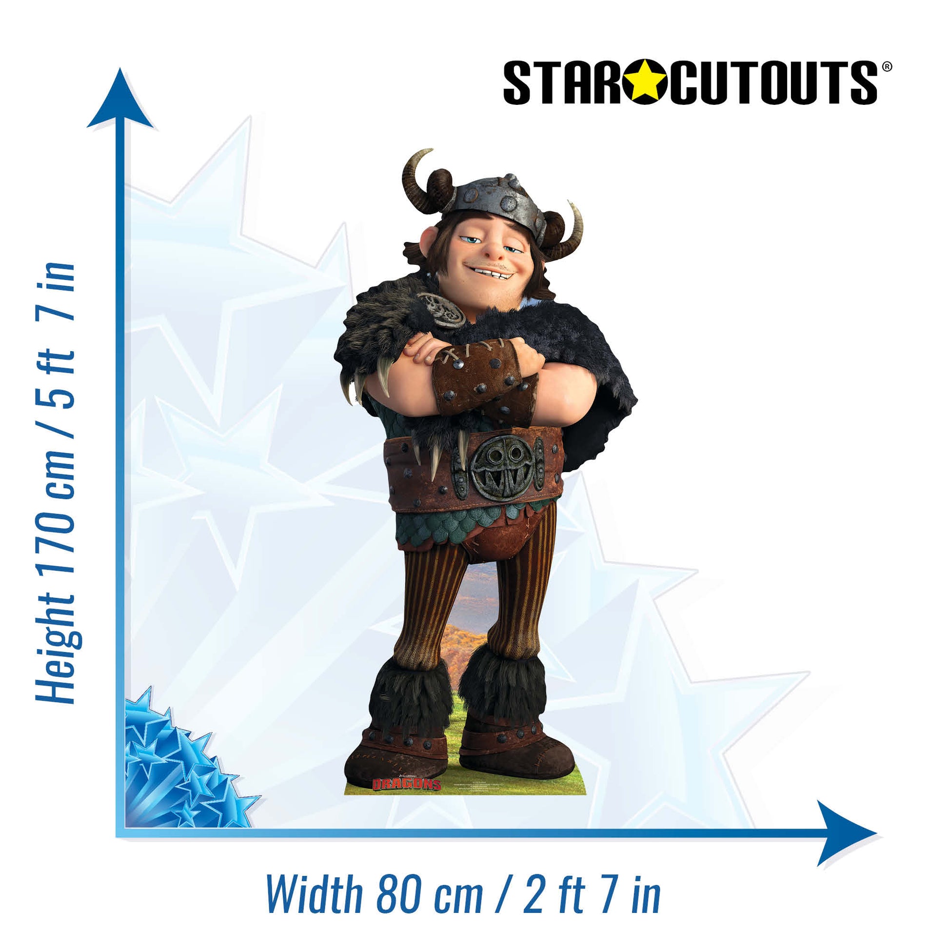Snotlout Viking How To Train Your Dragon Cardboard Cutout