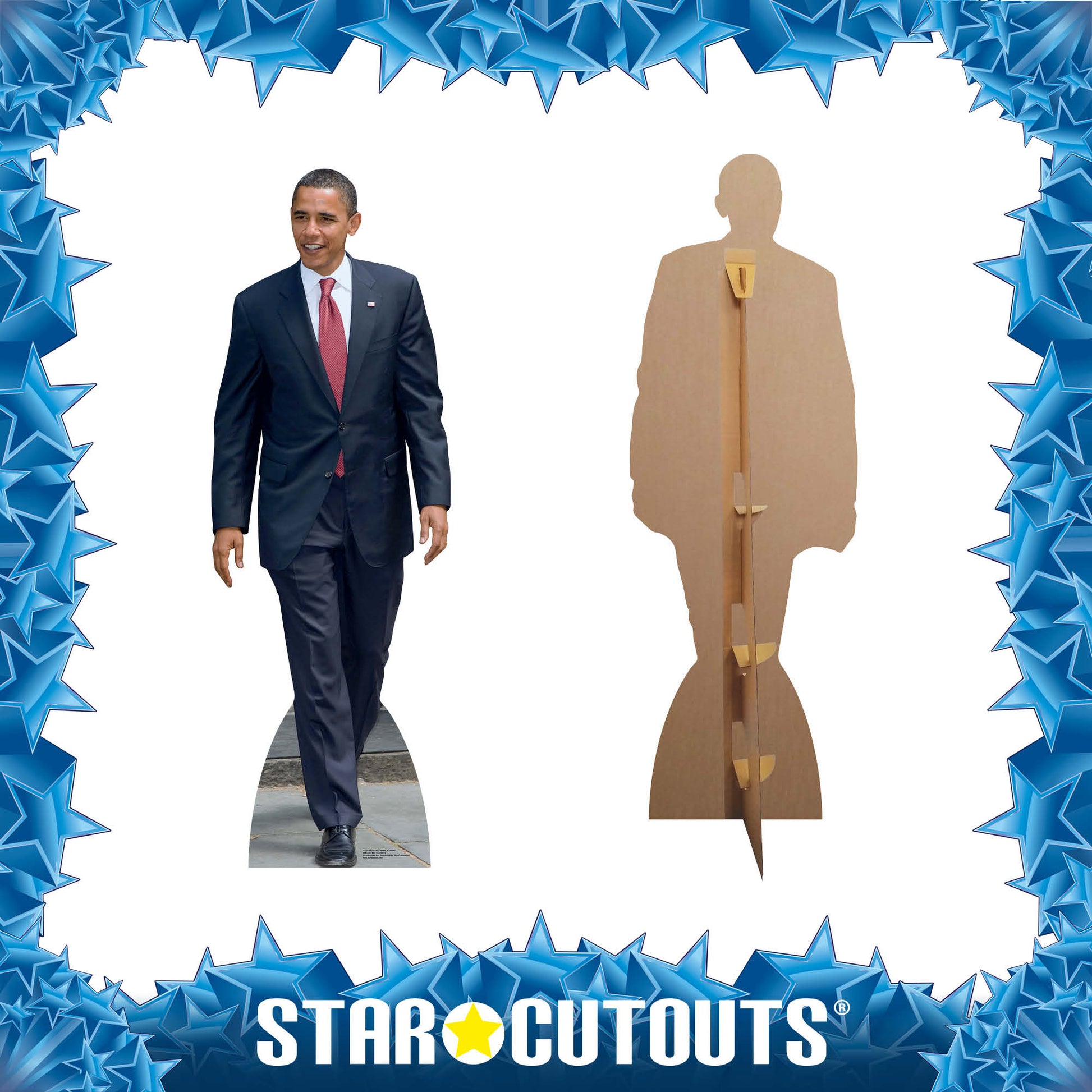 USA President Barack Obama Cardboard Cutout