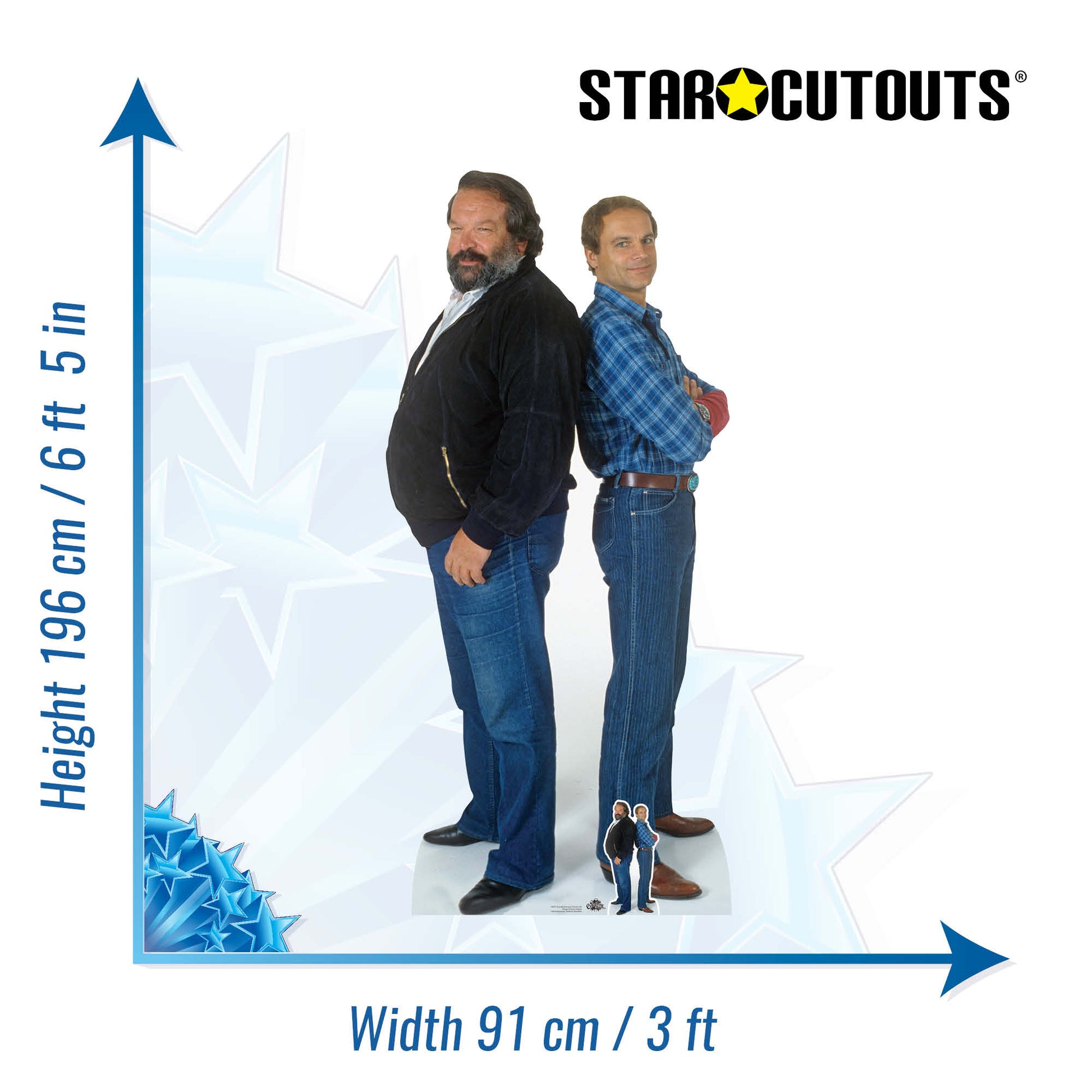 Bud Spencer and Terence Hill  Cardboard Cutout   