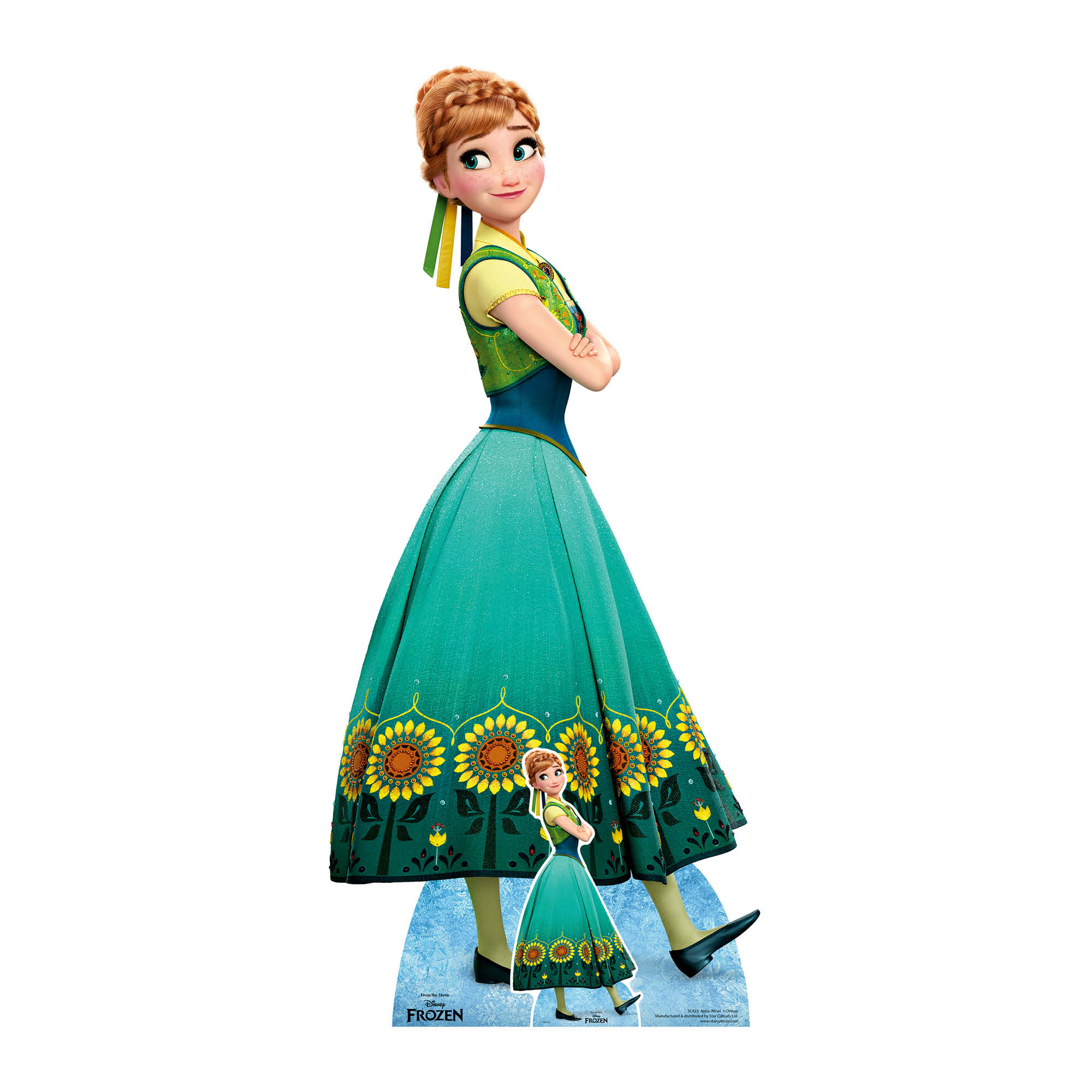 Frozen Anna Christmas Cardboard Cutout – mycardboardcutout