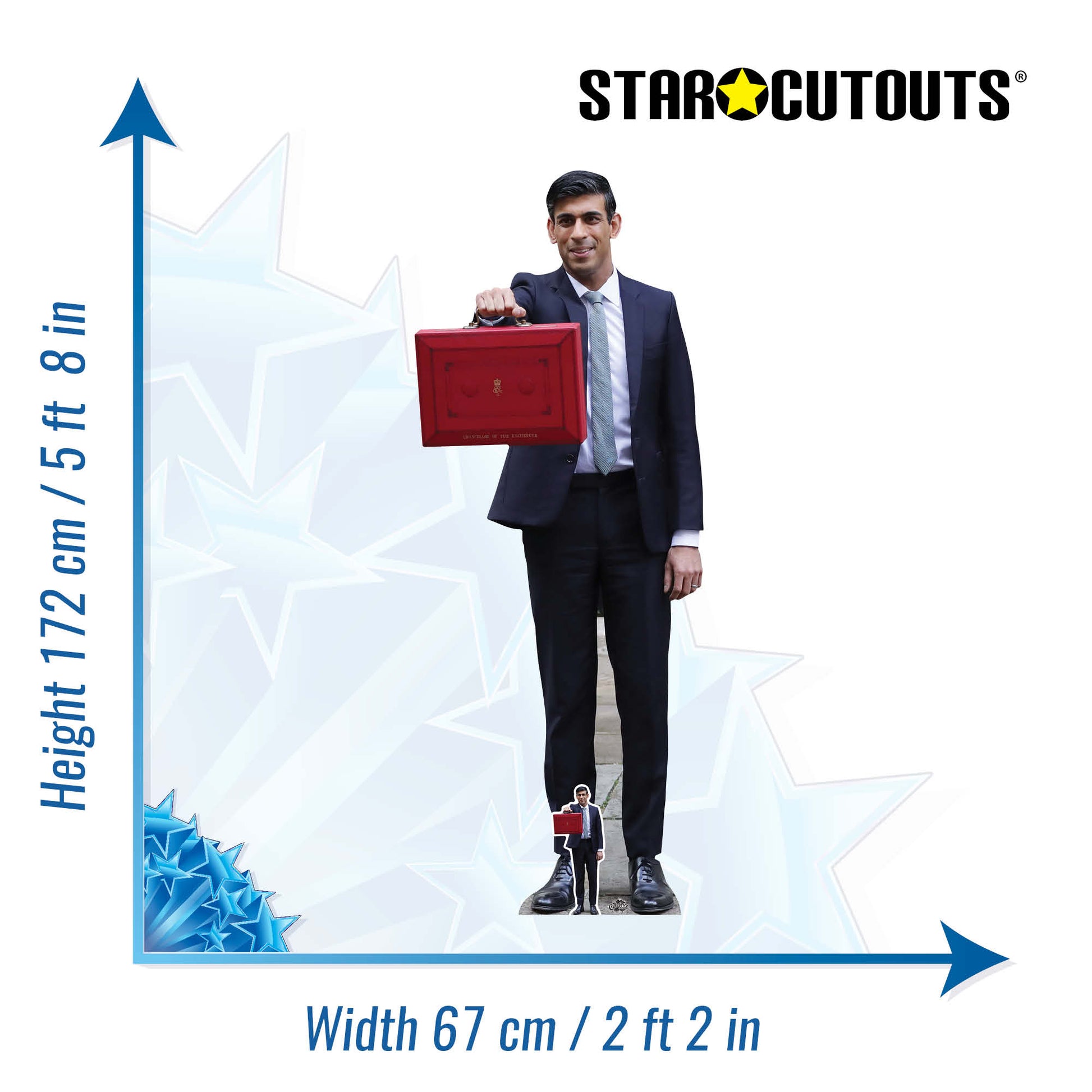 Rishi Sunak Cardboard Cutout Politician - mycardboardcutout