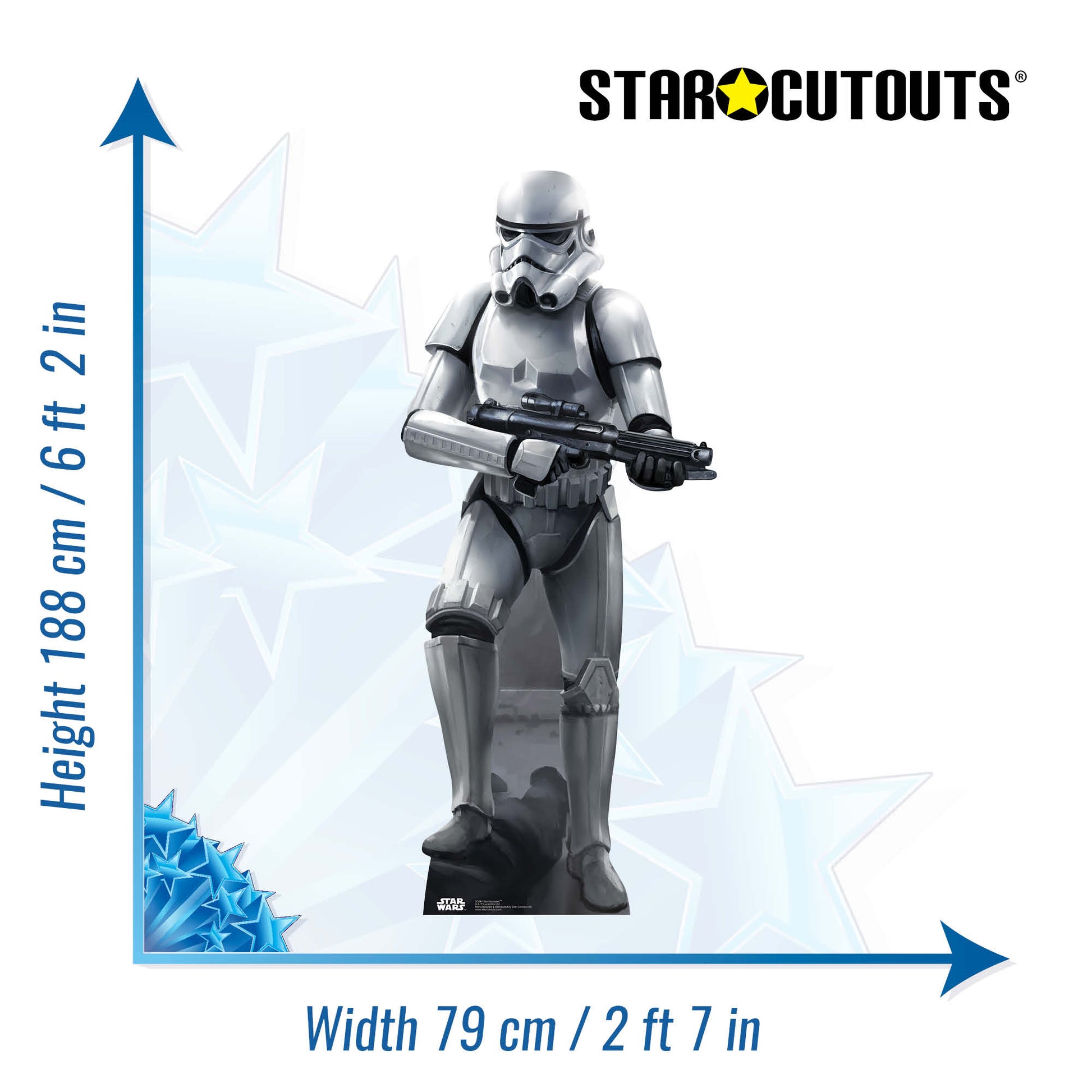 Galactic Empire Stormtrooper Star Wars Cardboard Cutout