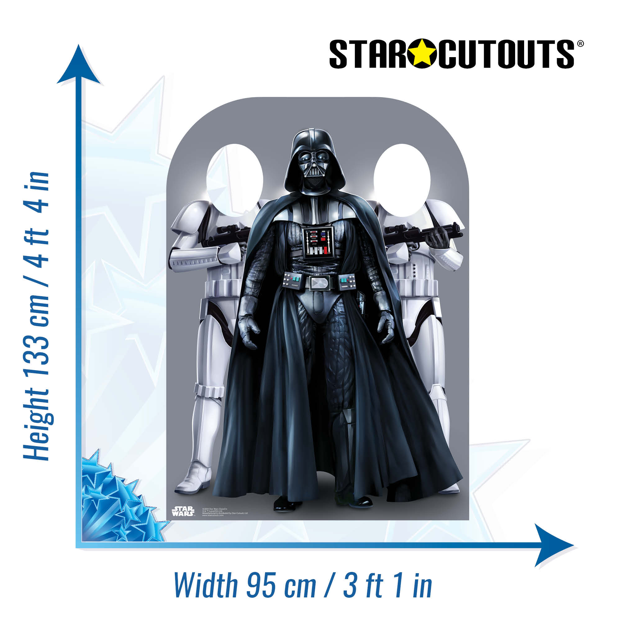 4 foot darth on sale vader figure