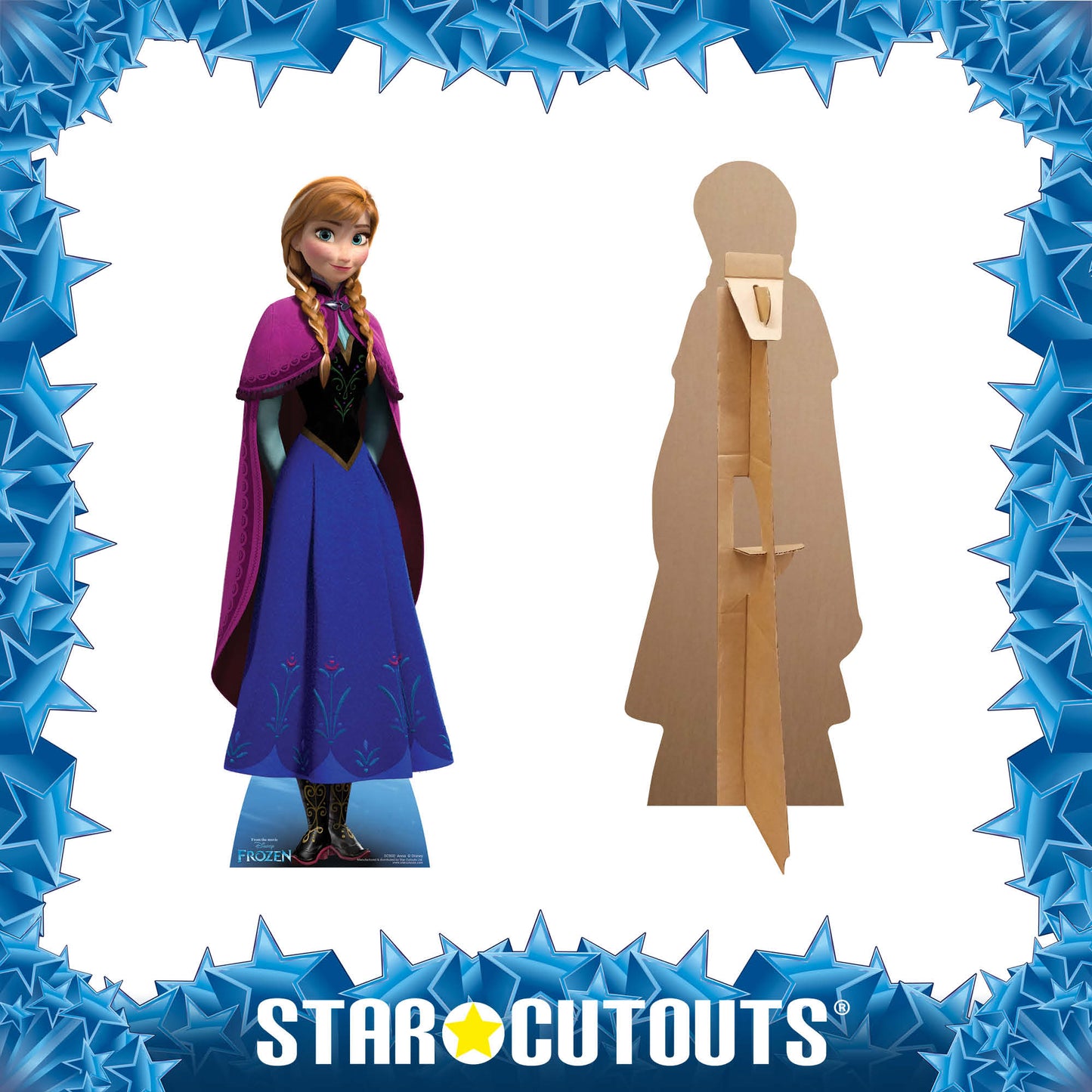 Small Anna Frozen Cardboard Cutout