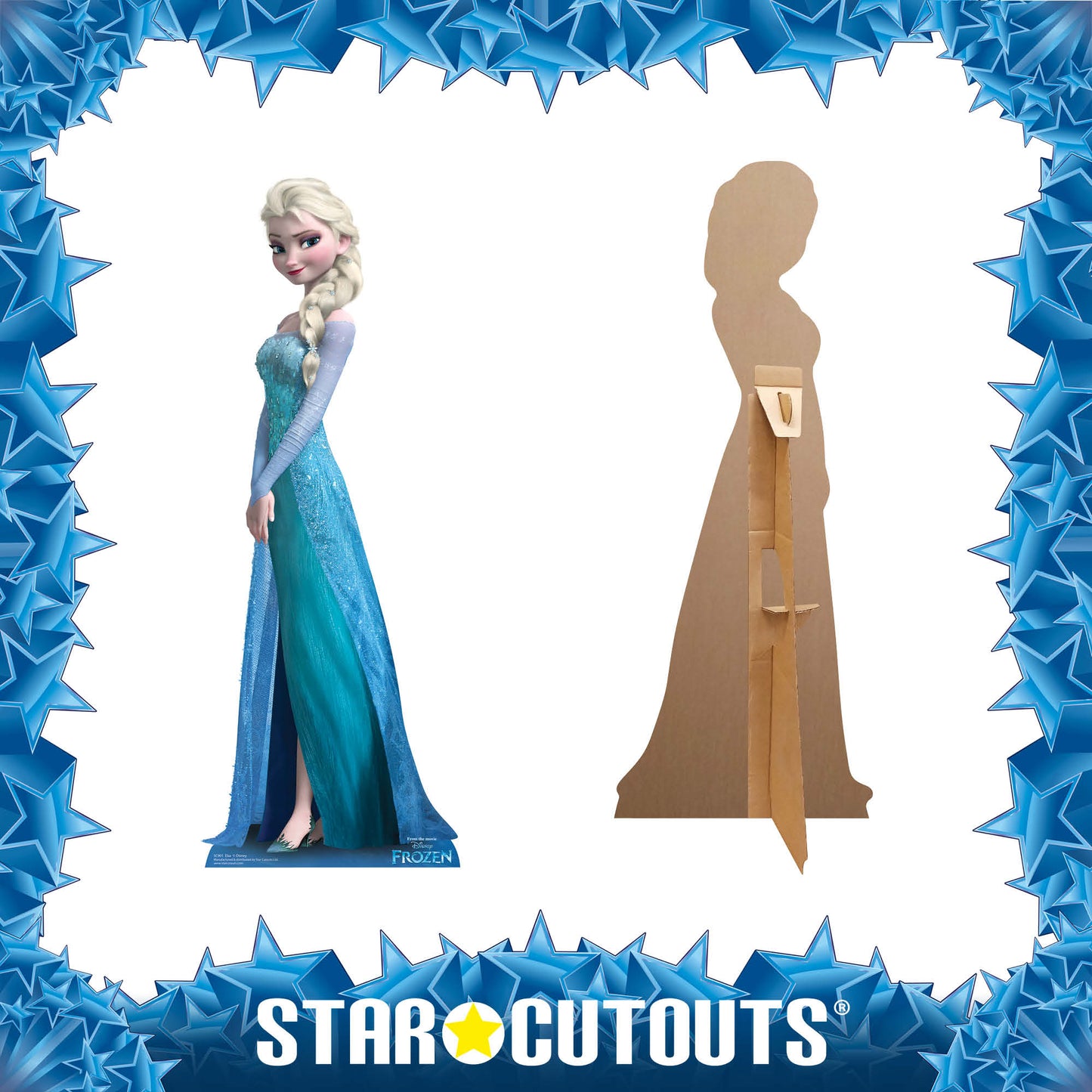 Elsa Frozen Small Frozen Cardboard Cutout