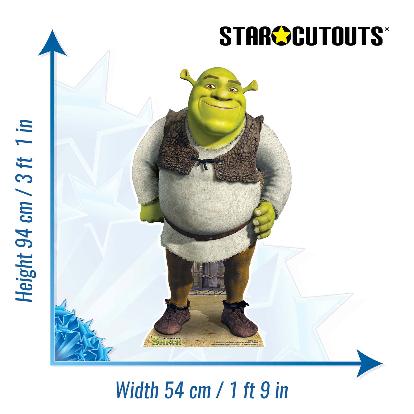 Shrek Small Cardboard Cutout