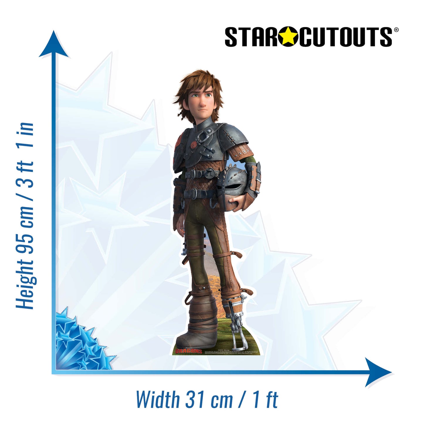 Hiccup Small How To Train Your Dragon Cardboard Cutout