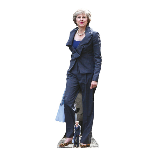 Theresa May Cardboard Cutout