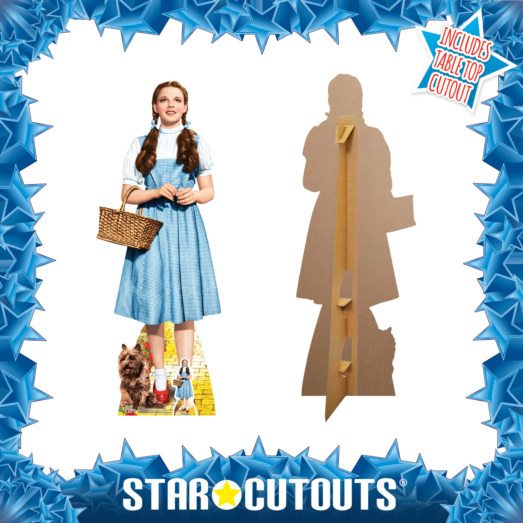 The Wizard Of Oz Child Size Stand-In Cardboard Cutout - Pose As Dorothy, UK Made